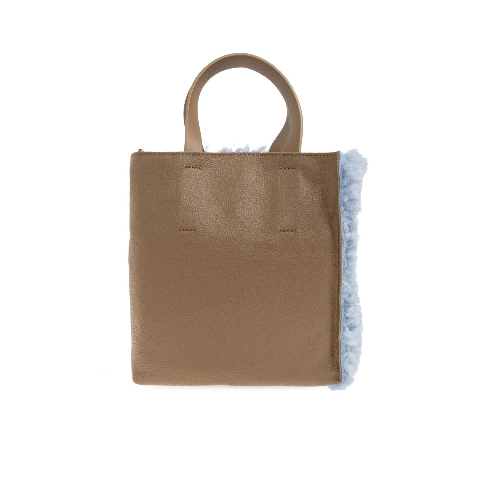 Marni MARNI Blue Shearling Shoulder Bag New & Authentic Size ONE SIZE - 2 Thumbnail