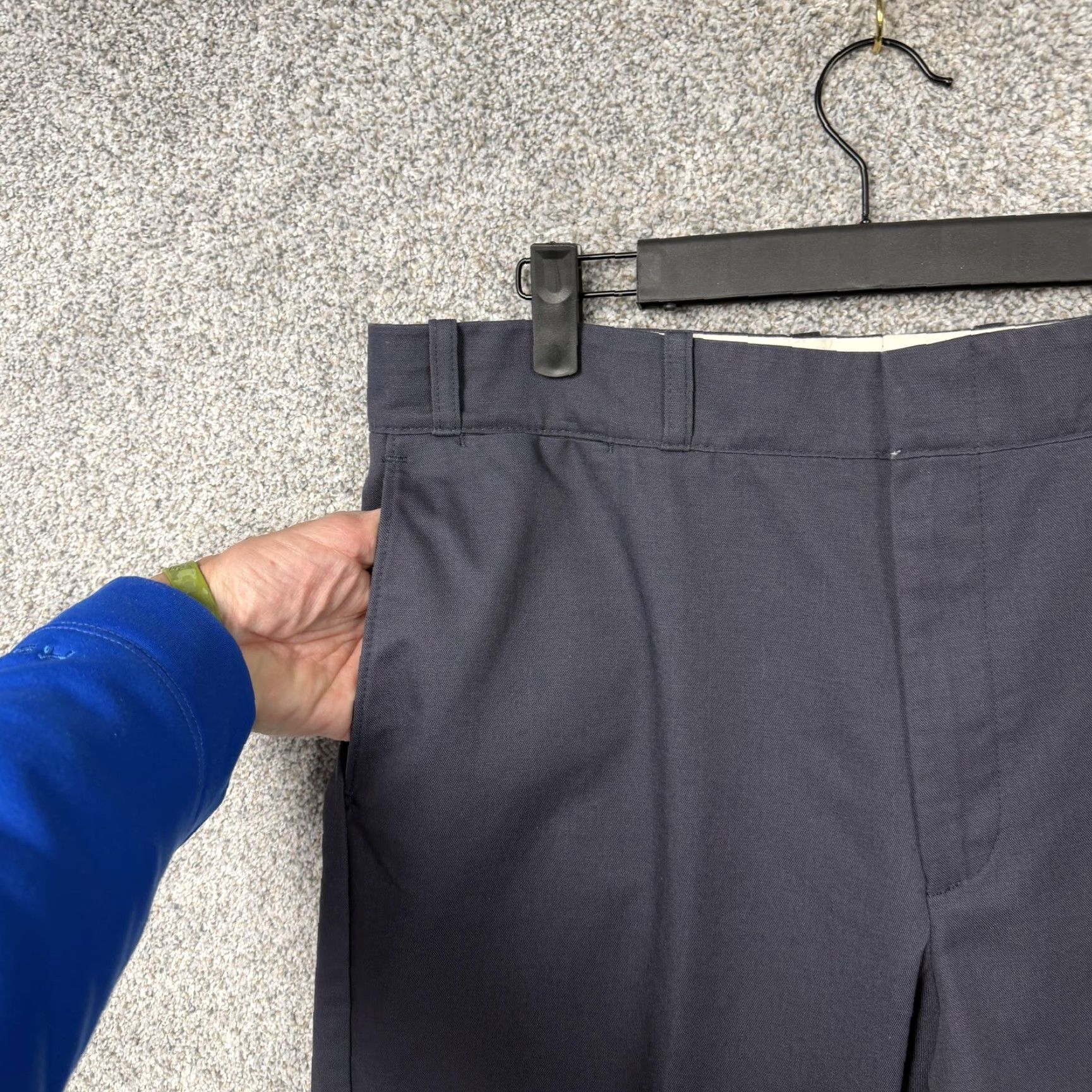 Sears VINTAGE Roebucks Sears Pants 35x26 Regular Blue Dress Pants Men Size US 36 / EU 52 - 6 Thumbnail