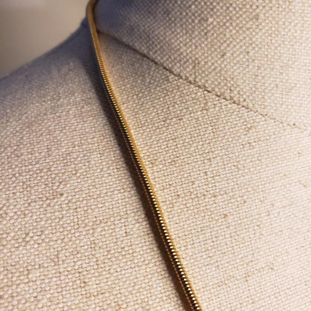 Designer Gold Plated Snake Chain 36" Size ONE SIZE - 3 Thumbnail