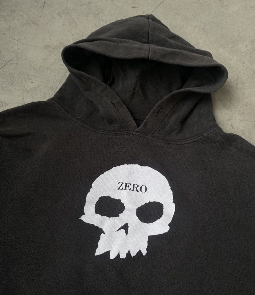 Point Zero ZERO HOODIE SKATE SKULL Y2K 90S CYBER ALTERNATIVE OPIUM O Size US M / EU 48-50 / 2 - 3 Thumbnail