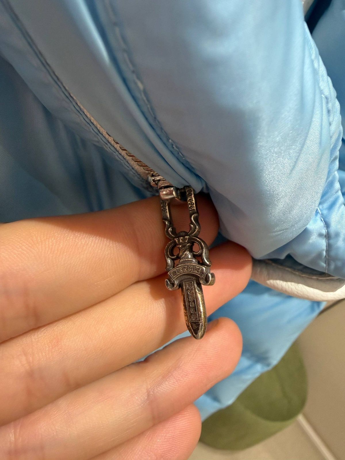 Chrome Hearts Chrome Hearts puffer jacket baby blue Size US L / EU 52-54 / 3 - 5 Thumbnail