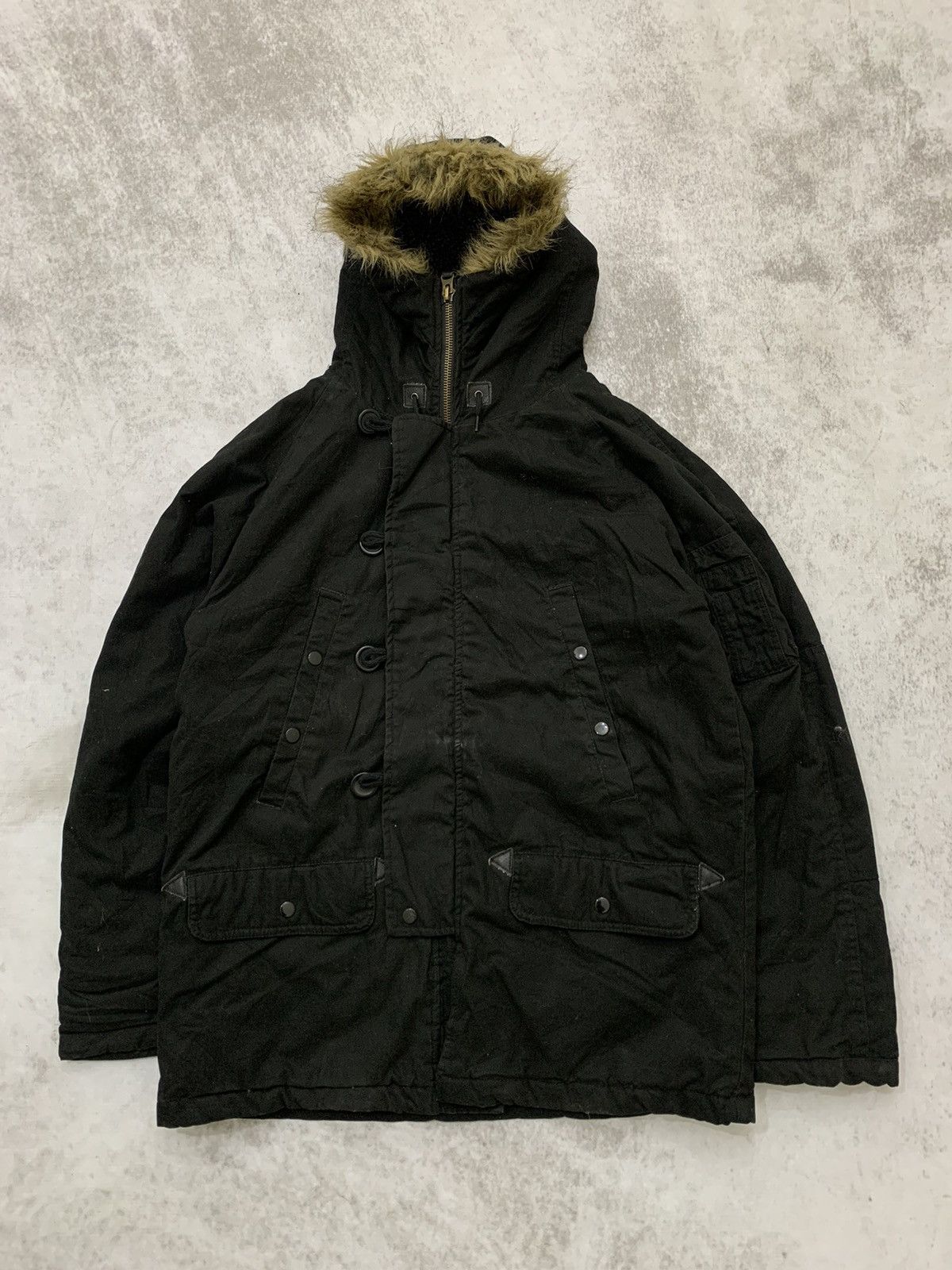 Le Grande Bleu (L.G.B.) 2000s Moussy Japan Fur Racoon y2k Japan Style if6was9 Size US L / EU 52-54 / 3 - 1 Thumbnail