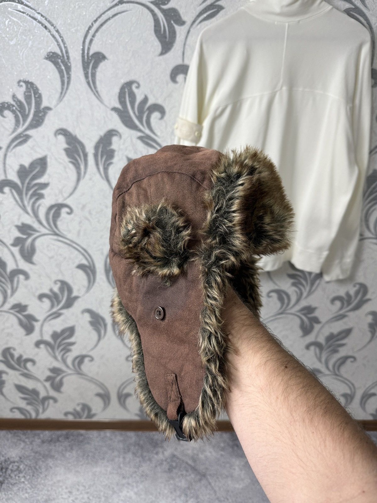 Japanese Brand Y2K Fuzzy Fur Trapper Alt Mohair Cute Hat U.S.S.R Ushanka Size ONE SIZE - 3 Thumbnail