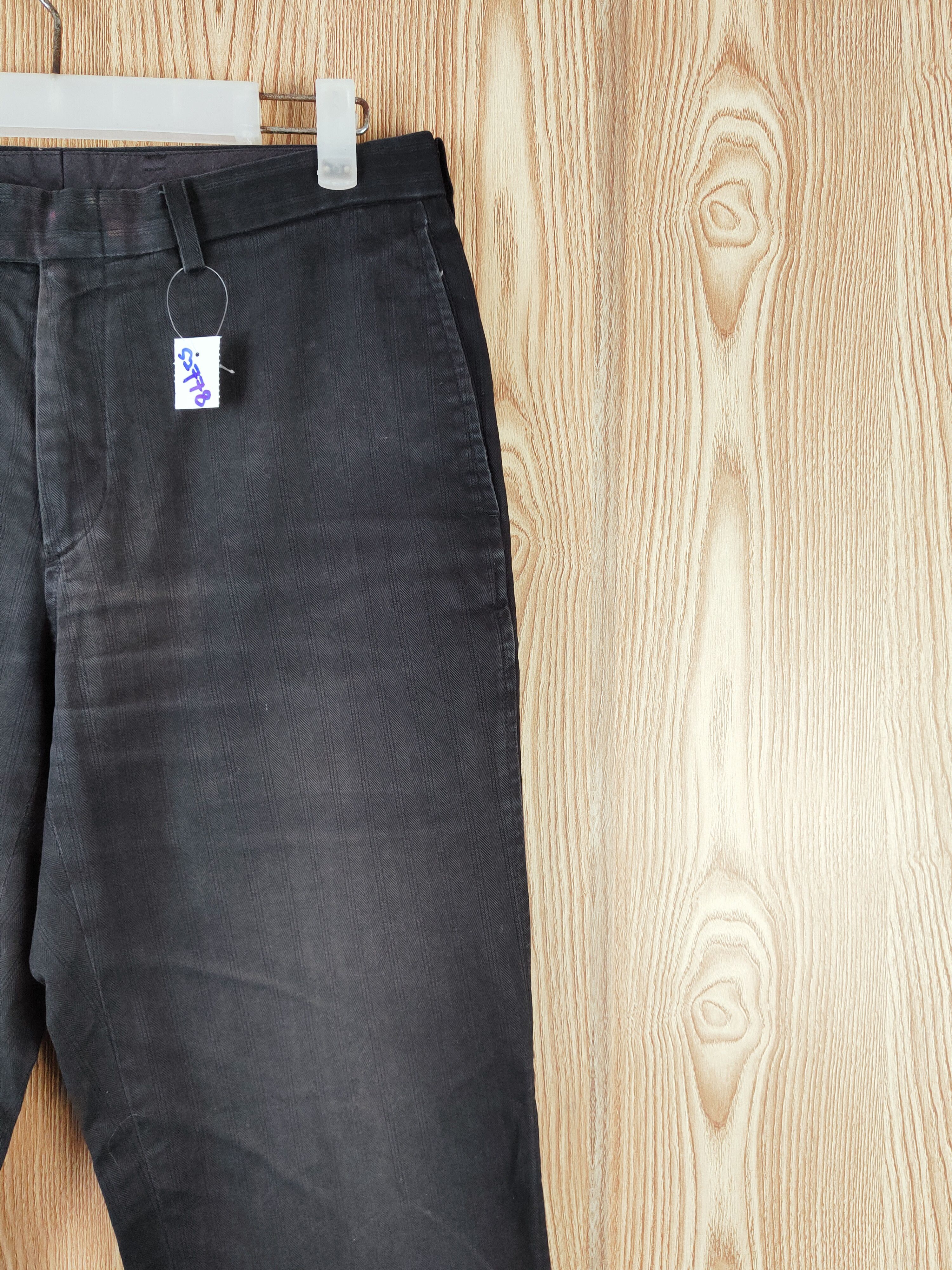 Japanese Brand Les Mues Black Faded Multipocket Casual Pants #S2778 Size US 31 - 5 Thumbnail