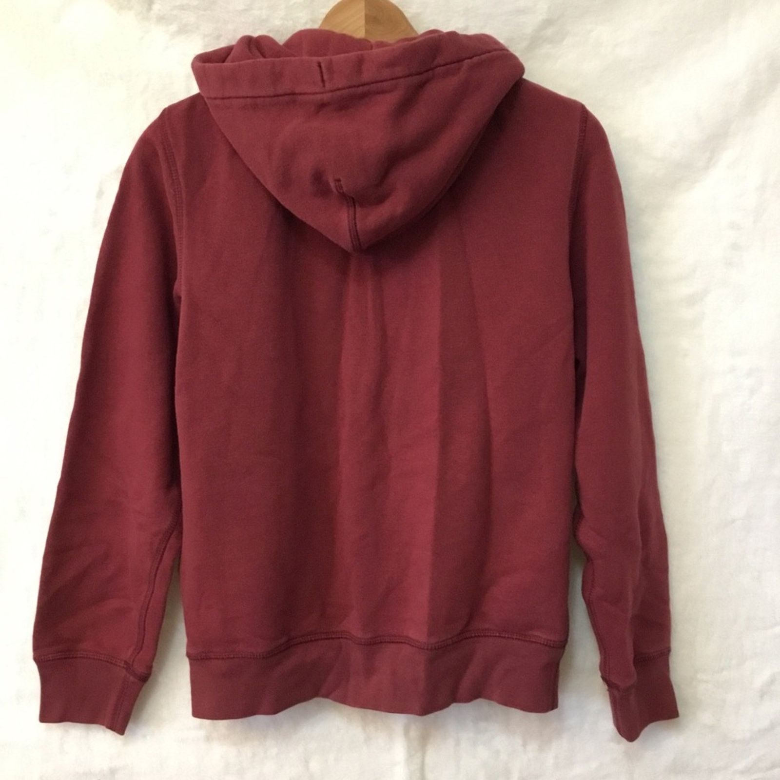 H&M H&M Burgundy Zip-Up Hoodie Size S / US 4 / IT 40 - 8 Thumbnail