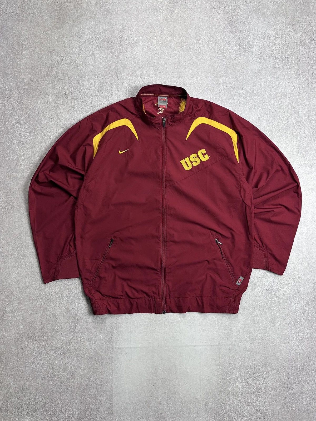 Nike Vintage Nike USC Team Nylon Olympic Jacket Y2K L Size US L / EU 52-54 / 3 - 1 Thumbnail