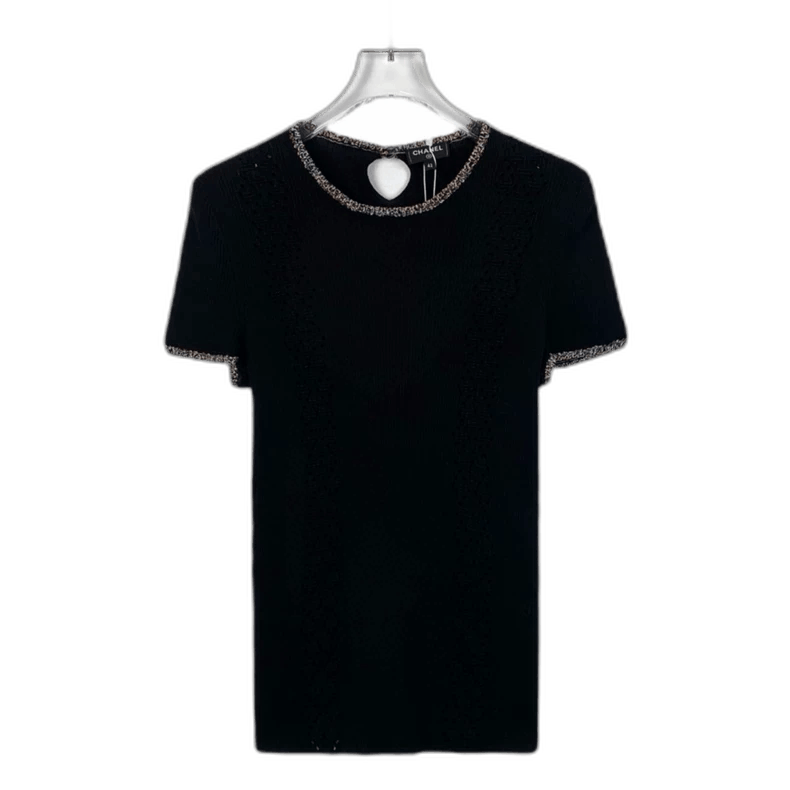 Chanel Chanel Uniform CC Logo T-shirt Black Size 50 M | Grailed