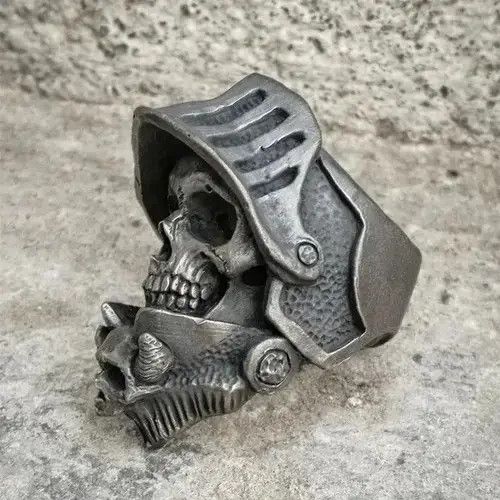 Jewelry Death Knight Skull Ring Size ONE SIZE - 3 Thumbnail