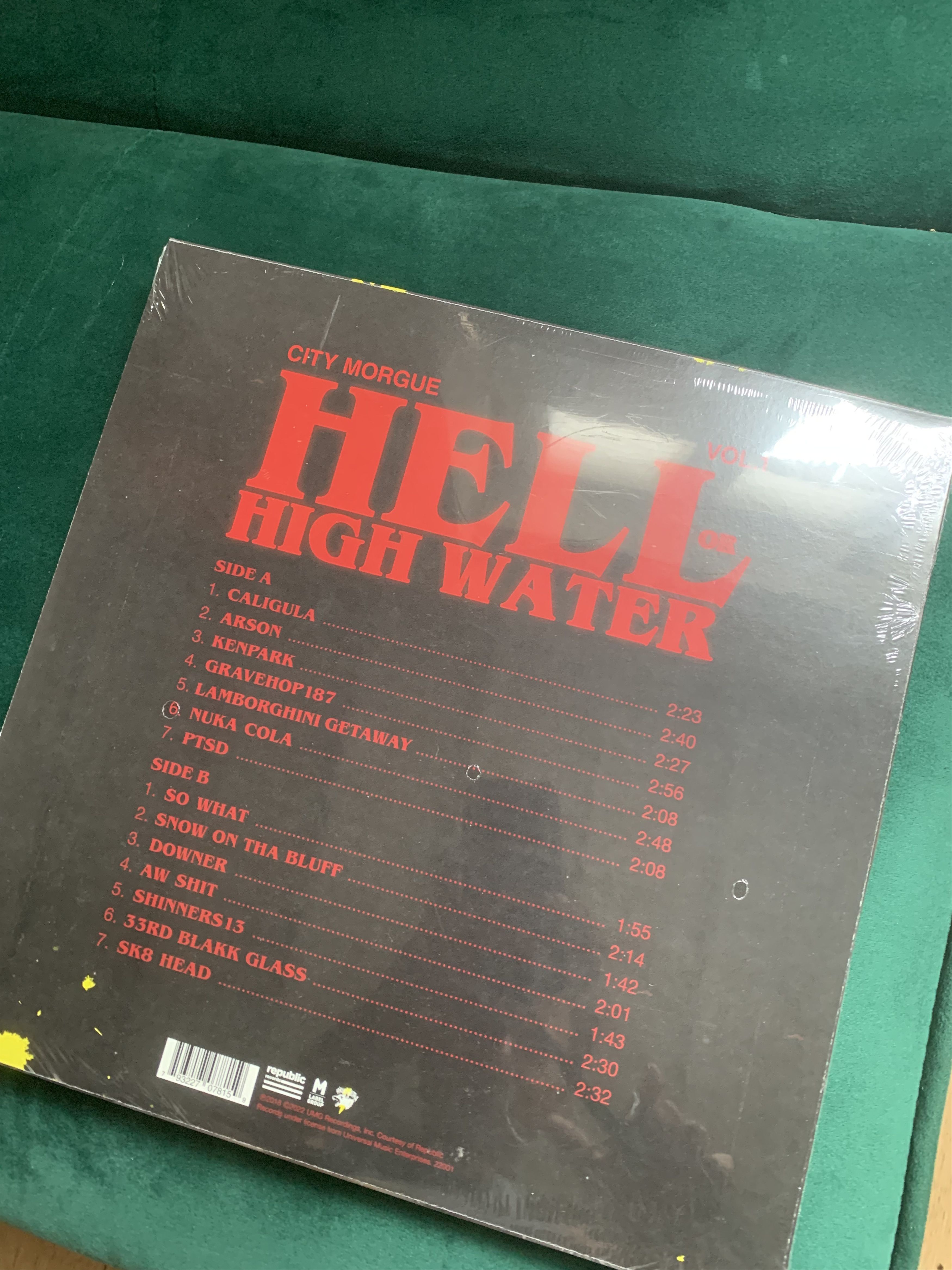 City Morgue Only 500 made City morgue hell high water vol.1 vinyl album Size ONE SIZE - 2 Thumbnail