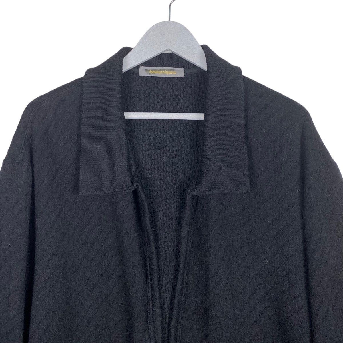 Issey Miyake 💥80s ISSEY MIYAKE OPEN FRONT BUTTONLESS KNIT CARDIGAN Size US XL / EU 56 / 4 - 7 Thumbnail