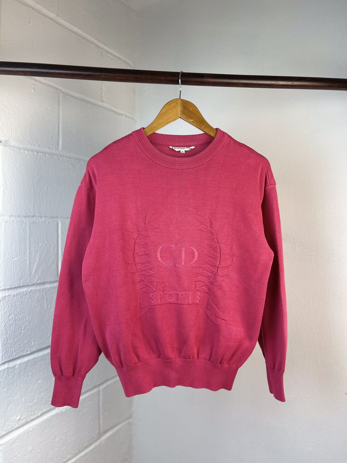 Hot Christian Dior Monsieur Pink Crewneck Sweater