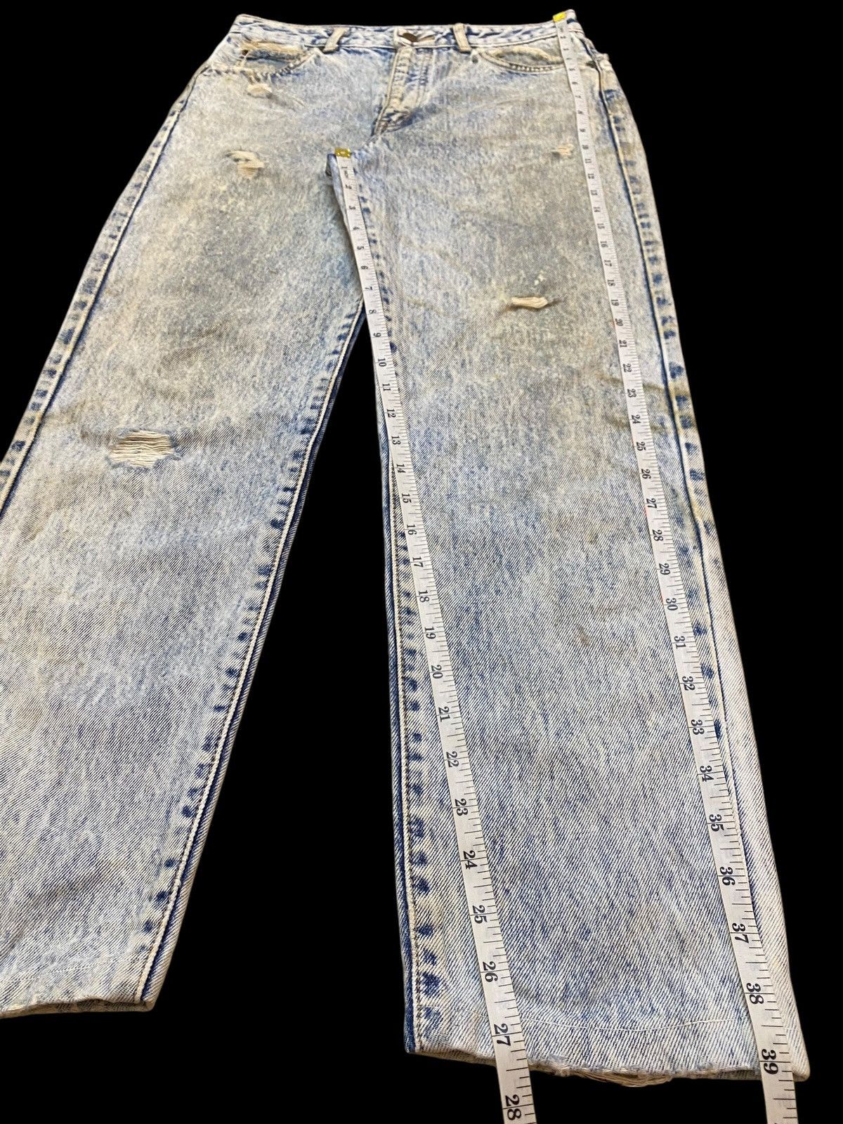 Edwin Vintage Edwin International Basic Acid Wash Distressed Jeans Size US 29 - 12 Thumbnail