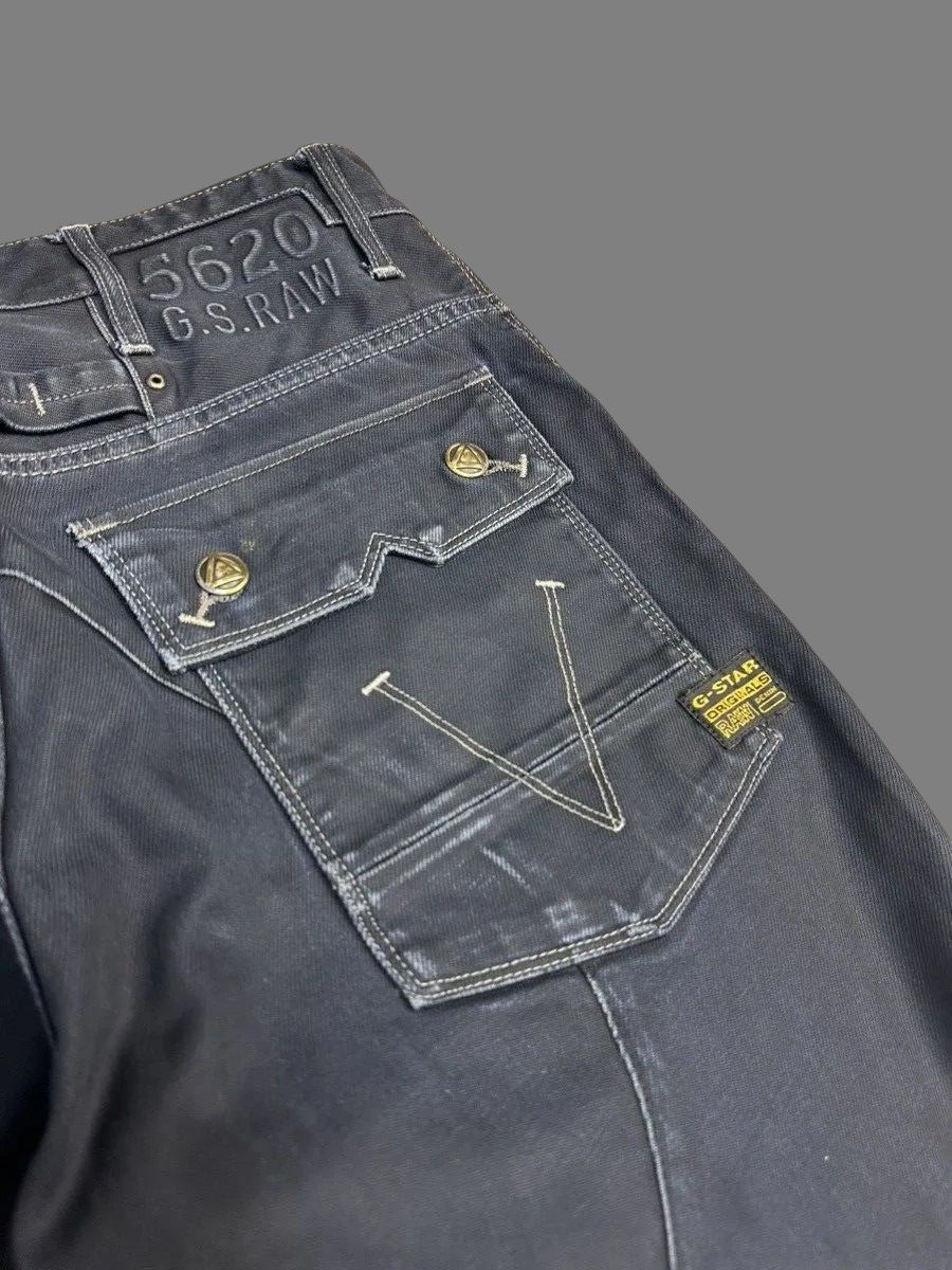 Tornado Mart Vintage GOA LGB Flare Cargo Pants Military Baggy Japan Size US 34 / EU 50 - 11 Thumbnail