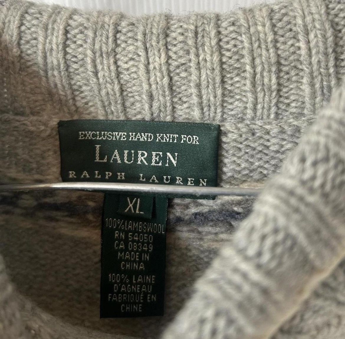 Ralph Lauren Vintage Lauren Ralph Lauren Hand Knit Sweater Polar Bear Size XL / US 12-14 / IT 48-50 - 3 Thumbnail
