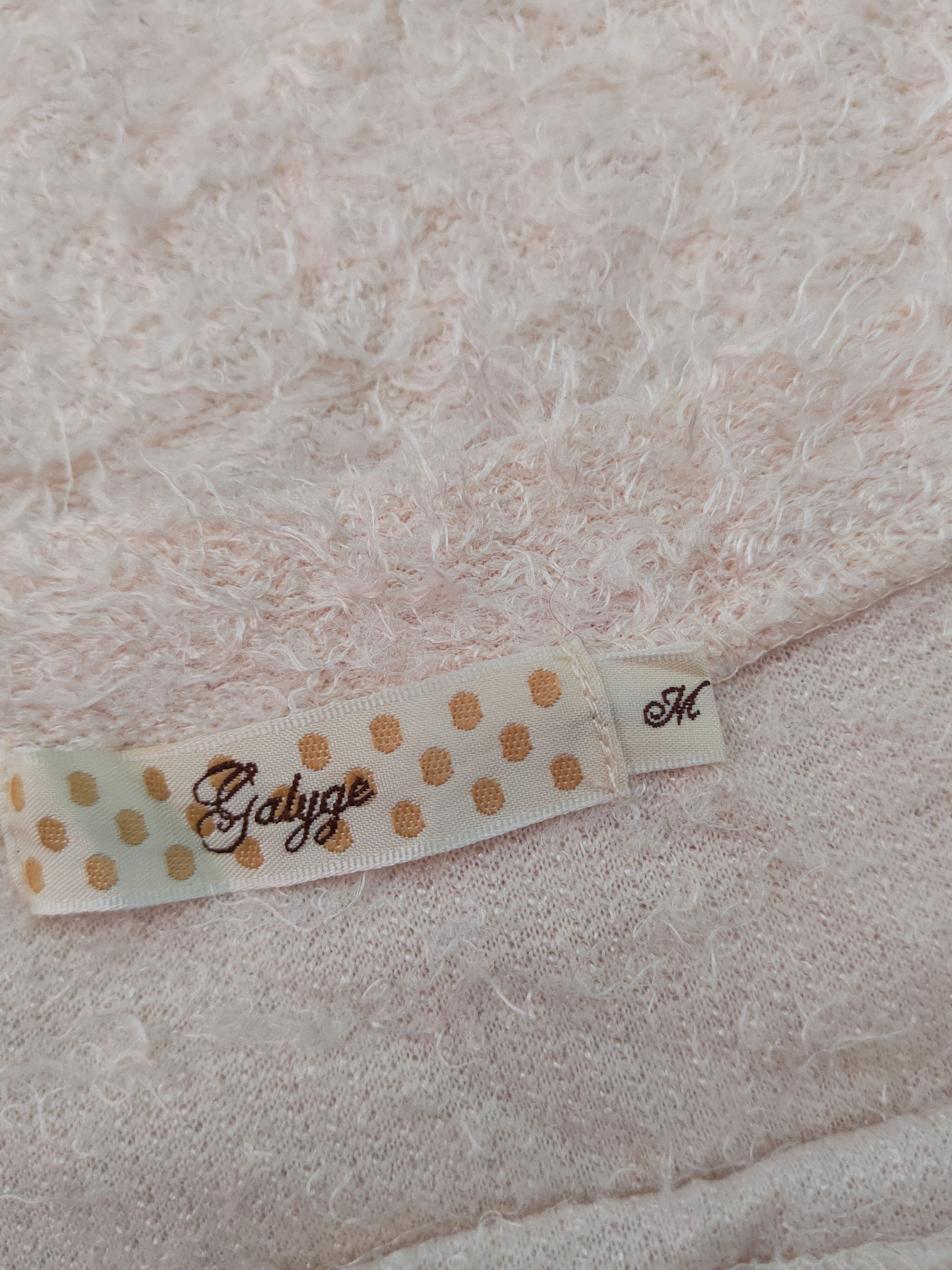 Japanese Brand Galyge Light Peach Shag Shaggy Fur Mohair Knitwear #S1929 Size S / US 4 / IT 40 - 12 Thumbnail