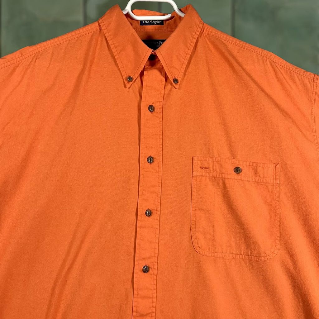 Abercrombie & Fitch Abercrombie & Fitch The Angler Shirt Mens L Orange Button-Up Casual Outdoor Fishing Size US L / EU 52-54 / 3 - 1 Thumbnail