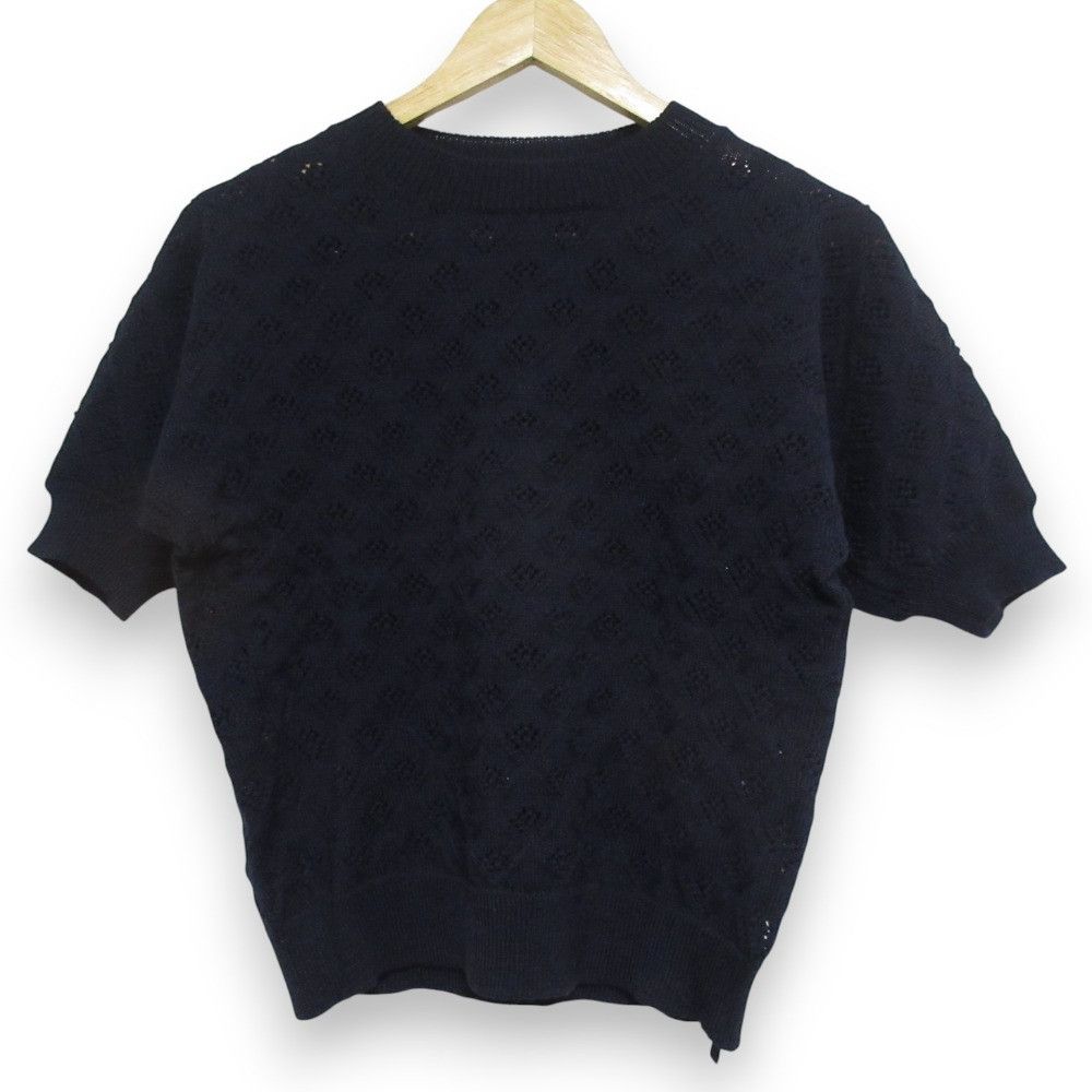 Comme des Garcons Comme des Garçons tricot COMME des GARCONS crochet knit short sleeve sweater Textile Tops TE-N007 DUTY FREE for USA Size ONE SIZE - 1 Thumbnail