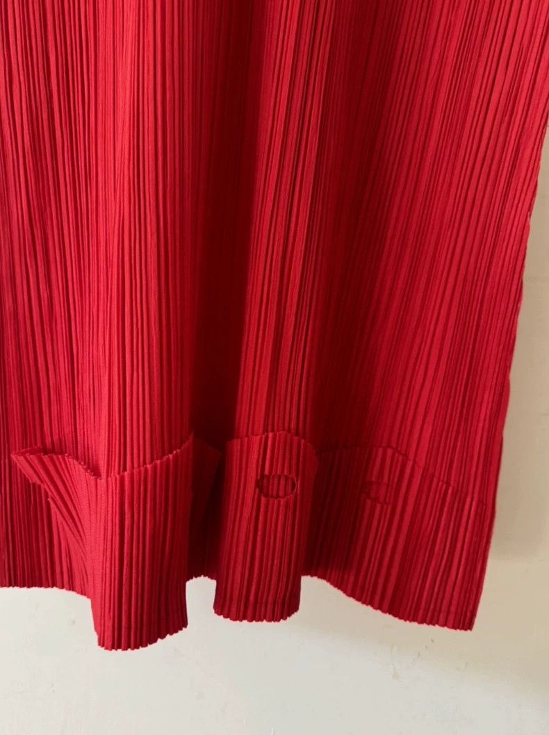 Issey Miyake Issey Miyake size:3 Red dress Size XS / US 0-2 / IT 36-38 - 3 Thumbnail