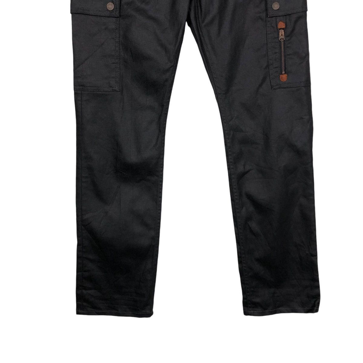 Hysteric Glamour 🔥VINTAGE BIKER PANTS WAXED DESIGN BACK NUMBER Size US 34 / EU 50 - 7 Thumbnail