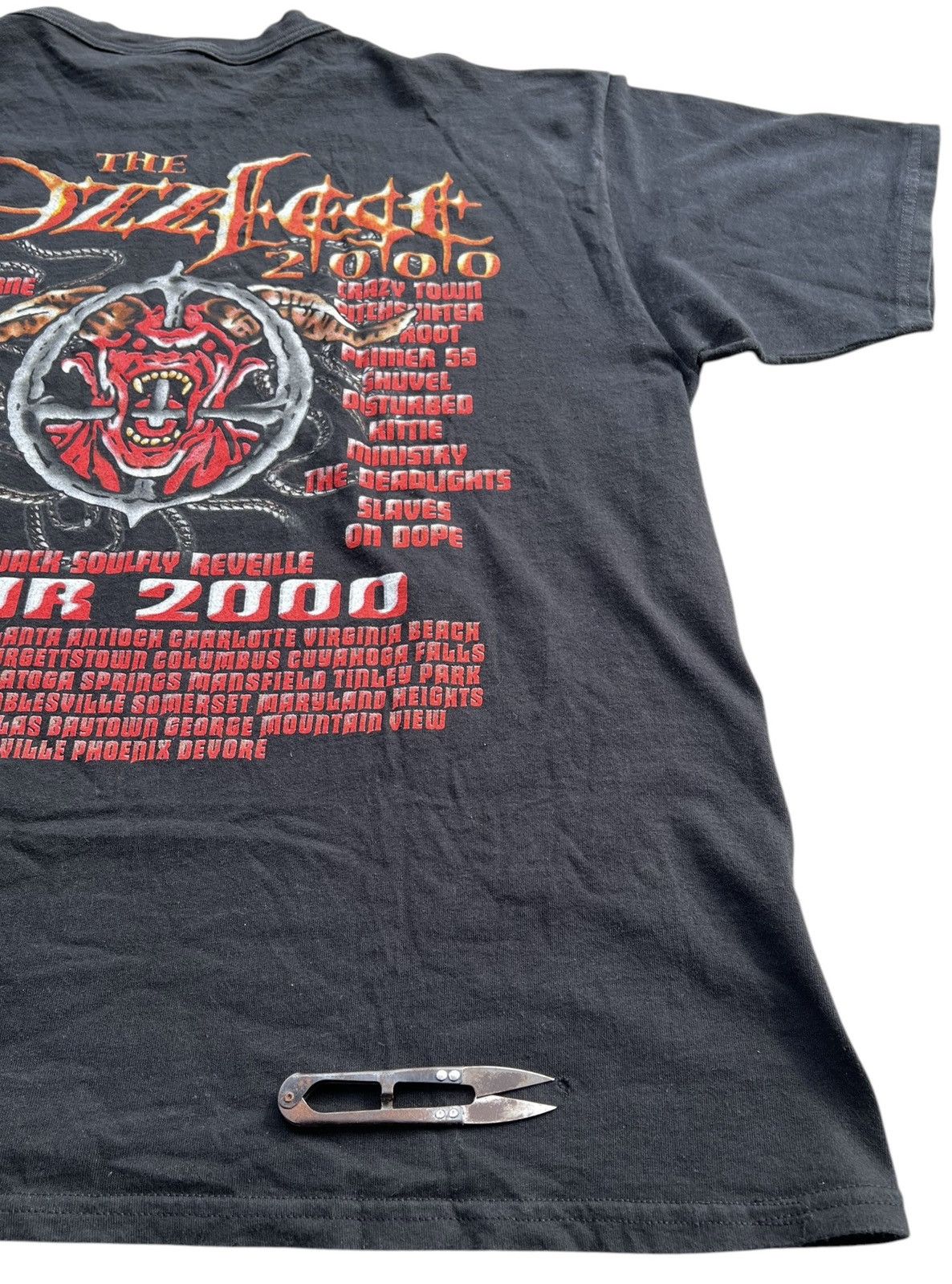 Band Tees 🔥Vintage The Ozz Fest Pumpjack soulfly Reveille Tour 2000’s Size US XL / EU 56 / 4 - 15 Thumbnail