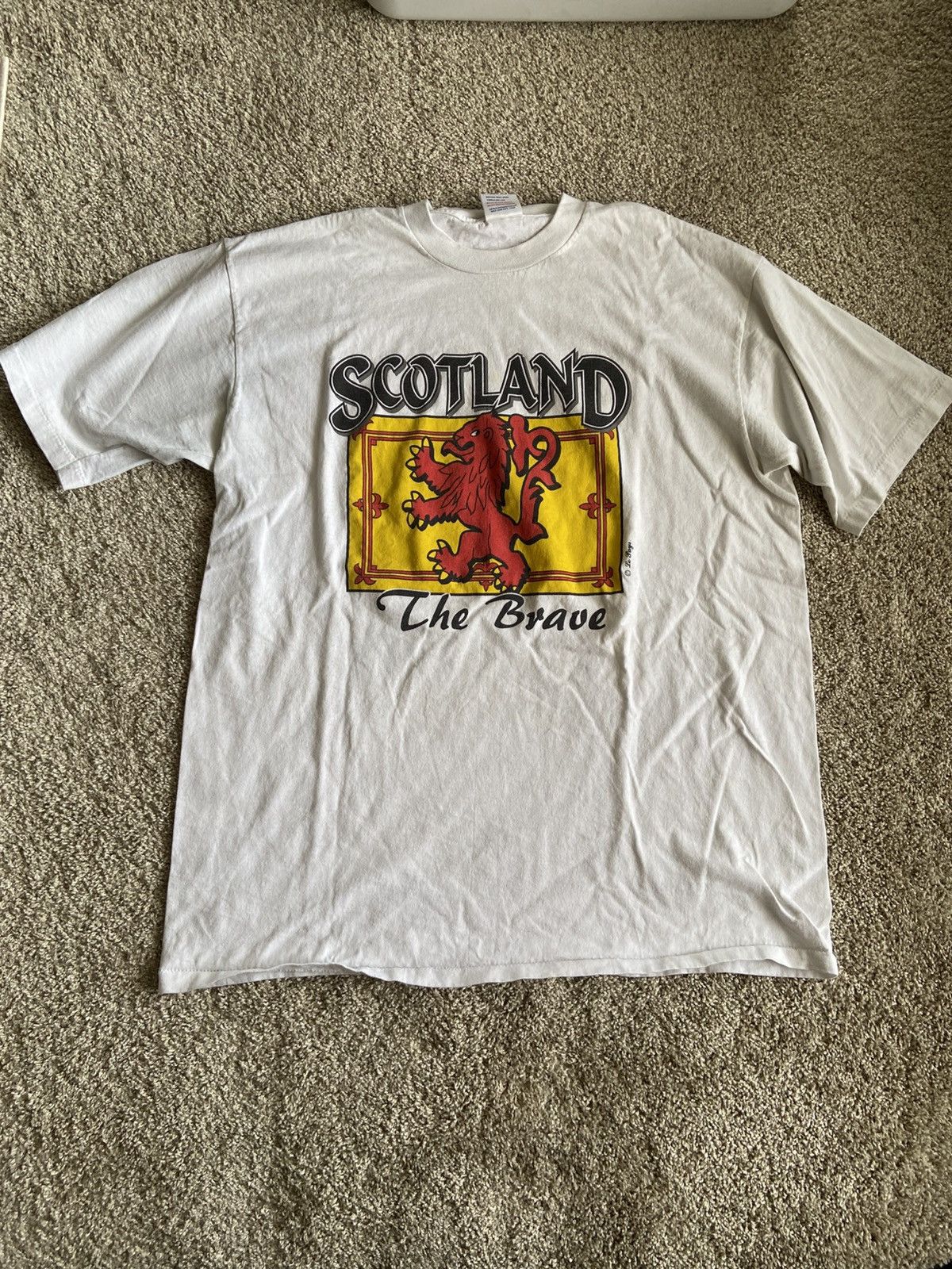 Vintage 2000s Scotland The Brave Tee Size US XXL / EU 58 / 5 - 1 Thumbnail