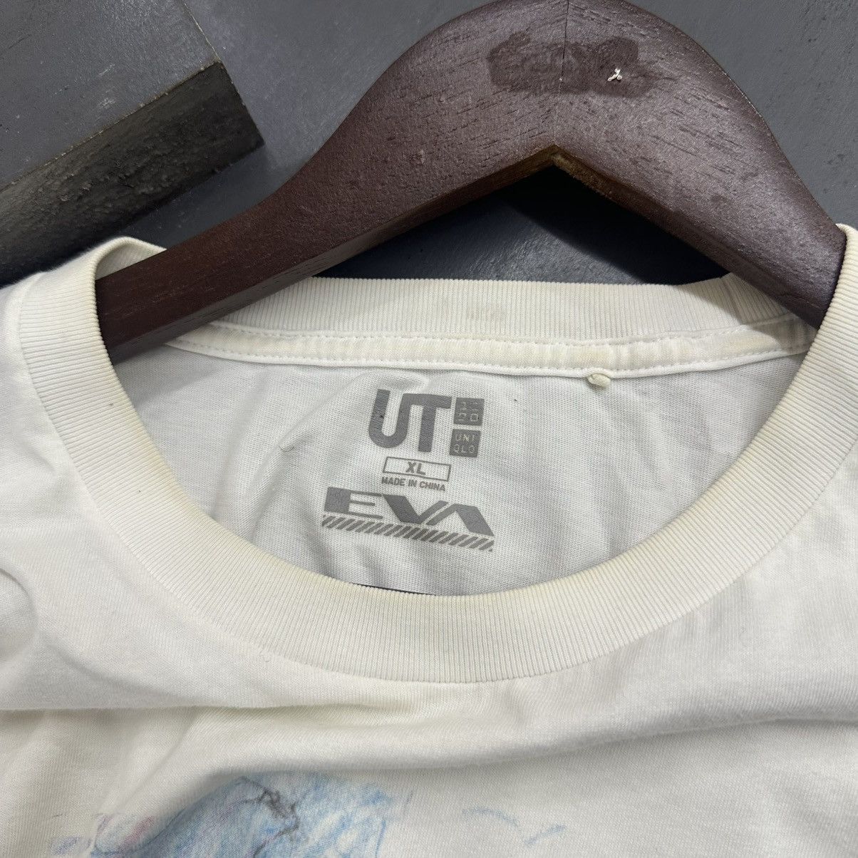 Anime Rare Anime EVANGELION:3.0+1.0 White Tshirt Size US XL / EU 56 / 4 - 5 Thumbnail