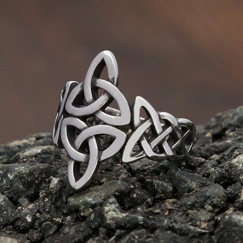 Jewelry × Vintage Simple Viking Celtics Knot Ring Size ONE SIZE - 3 Thumbnail