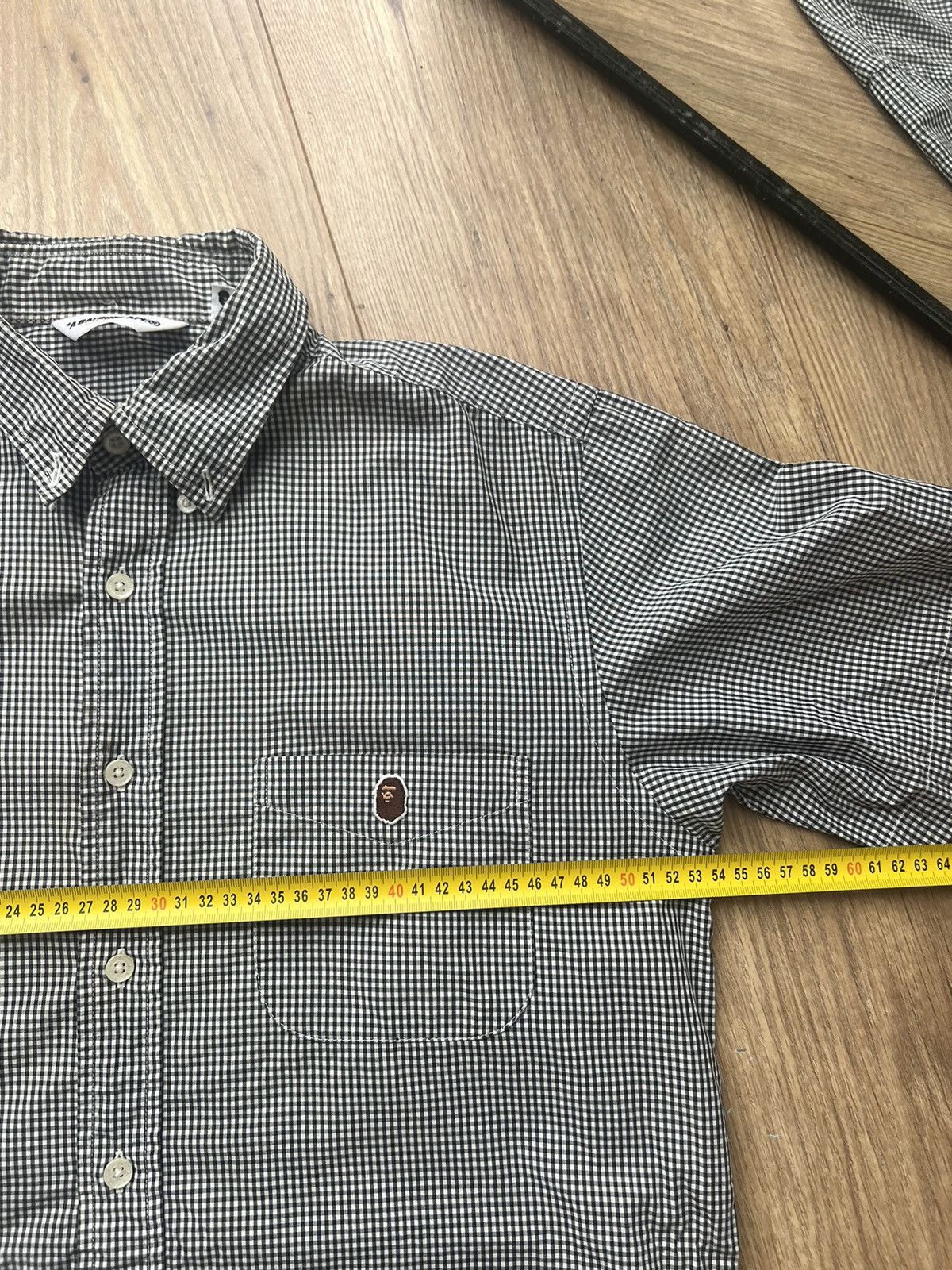 Bape 00’s BAPE CHECKED SHORT SLEEVE SHIRT Y2K Size US M / EU 48-50 / 2 - 11 Thumbnail