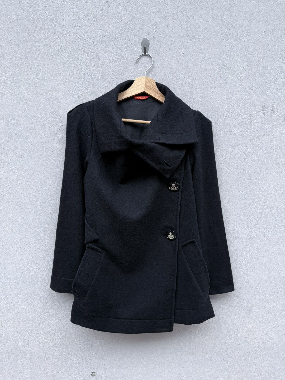 Vivienne Westwood Vivienne Westwood RED LABEL Asymmetrical Wool Coat Size M / US 6-8 / IT 42-44 - 8 Thumbnail