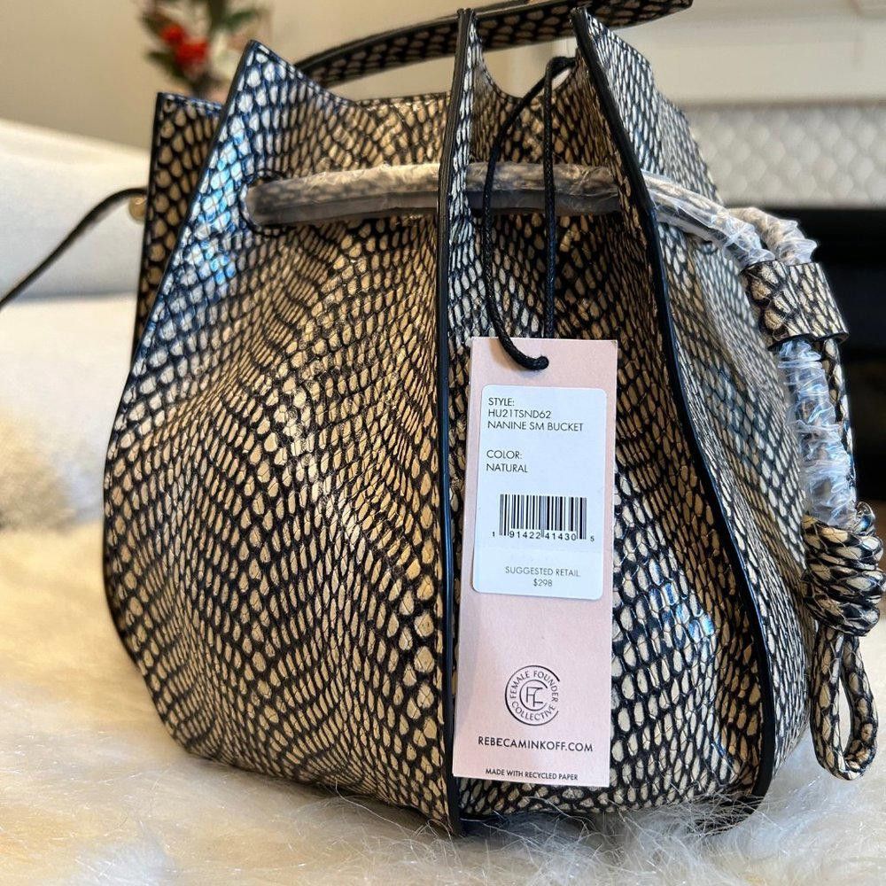 Designer Rebecca Minkoff Nanine Small Bucket Bag Size ONE SIZE - 3 Thumbnail