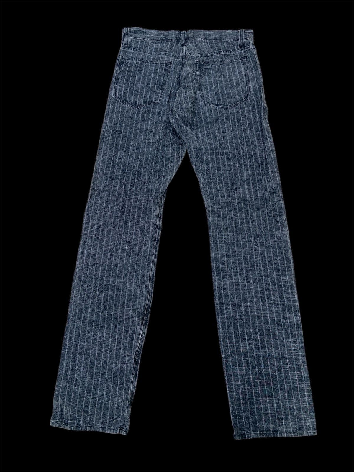 If Six Was Nine × Japanese Brand × Vintage Vintage Hickory Stripe Denim Size US 30 / EU 46 - 2 Thumbnail