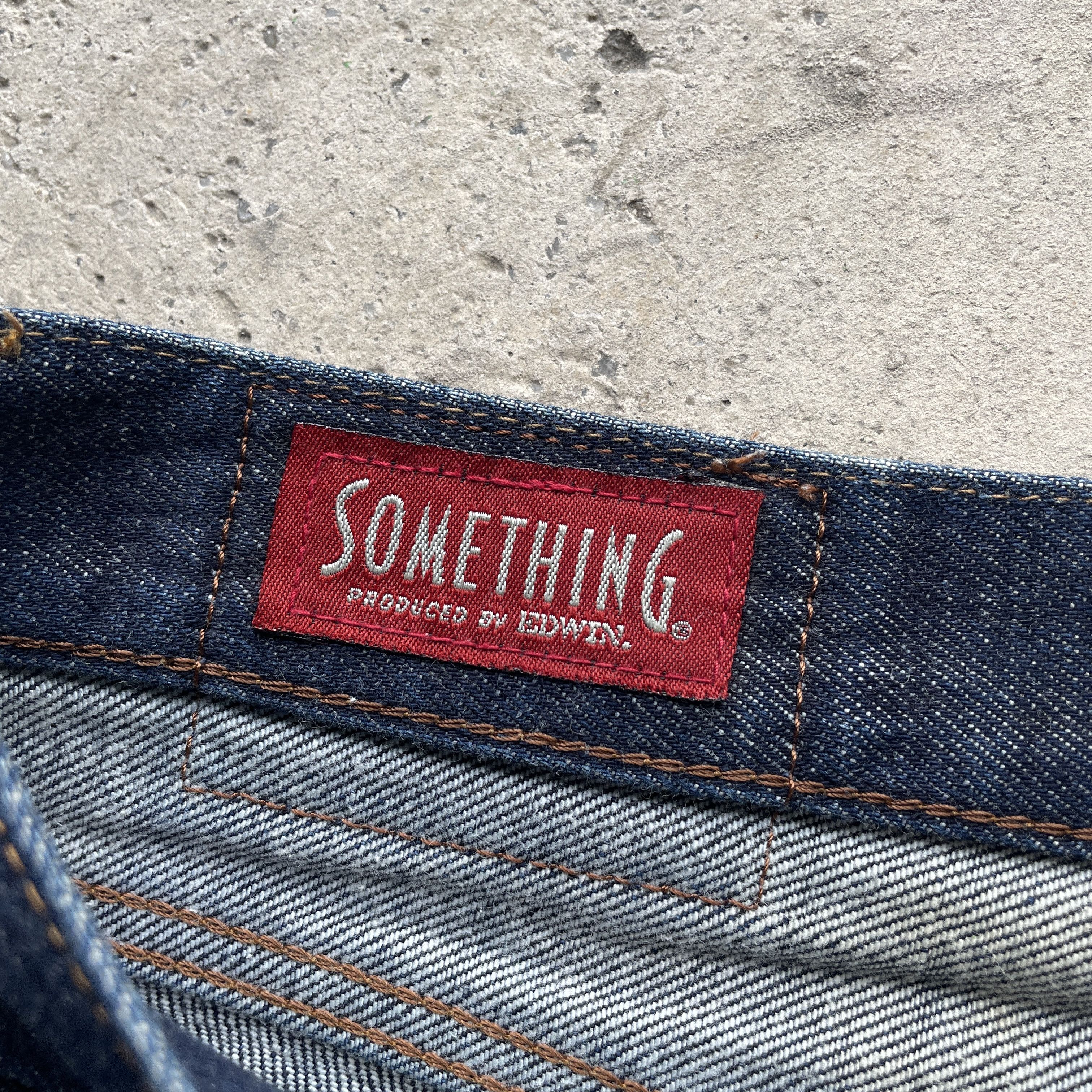 Japanese Brand W30 VINTAGE EDWIN PRODUCT SOMETHING JEANS PANTS BLUE DENIM Size US 30 / EU 46 - 7 Thumbnail