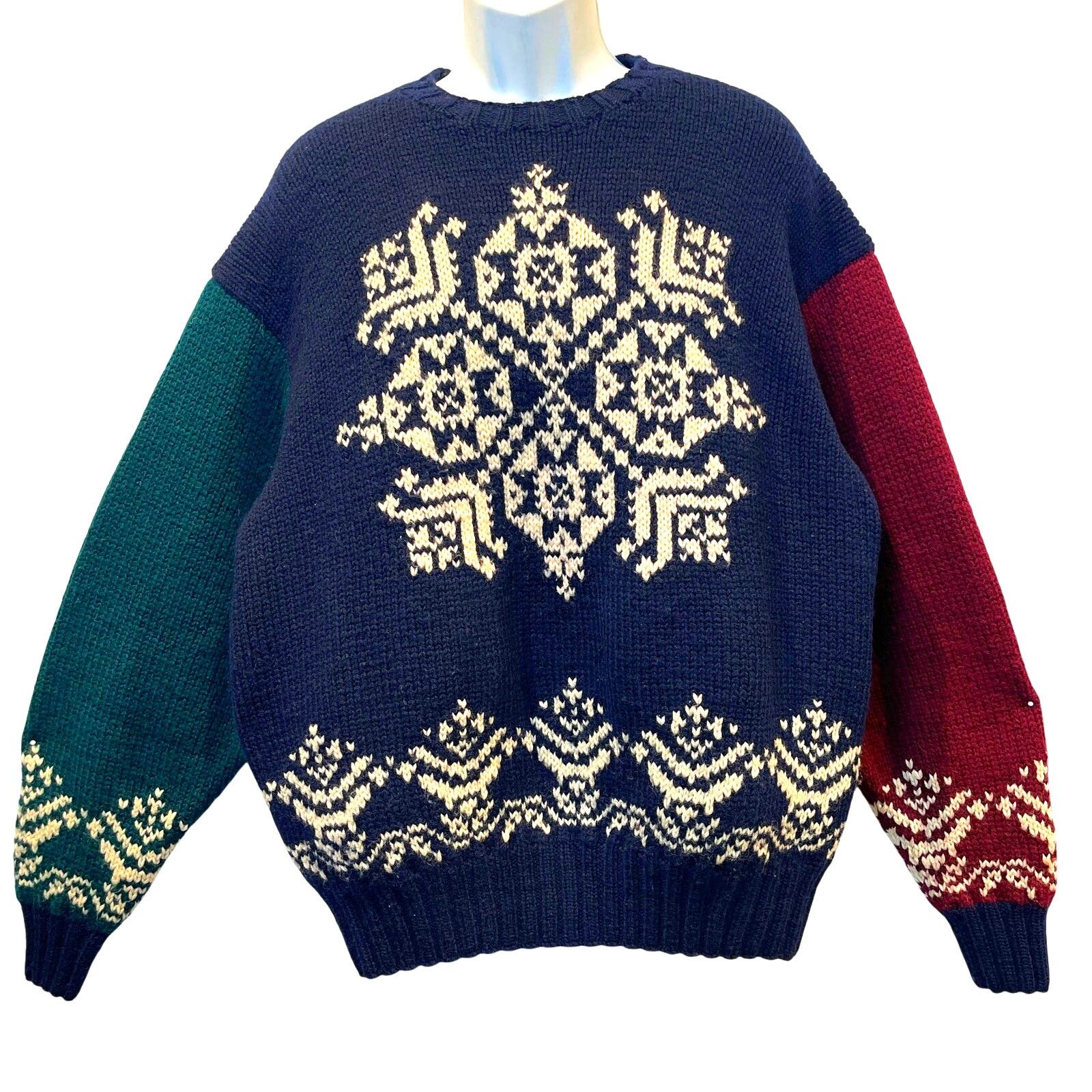 Faconnable VINTAGE 90s Façonnable Fair Isle Sweater Size XL Size US XL / EU 56 / 4 - 1 Thumbnail