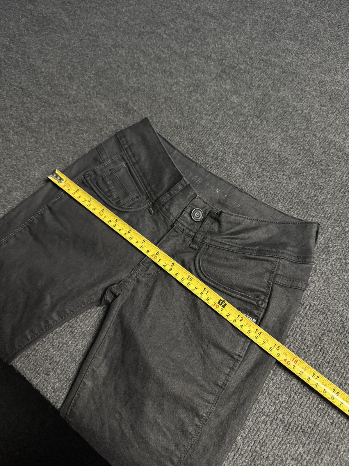 G-Star 00s Y2K G-Star RAW 5204 Avant Garde Opium Rock Skinny Jeans Size 23" - 23 Thumbnail
