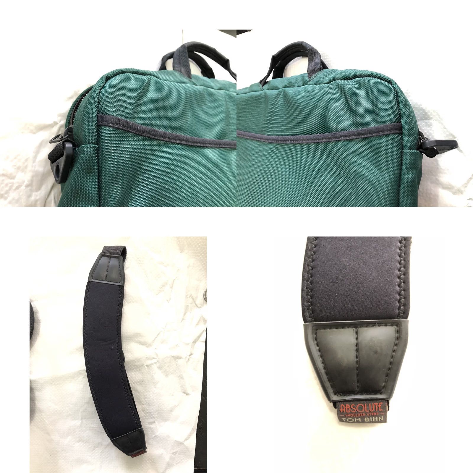 Vintage TOM BIHN Green Laptop Messenger Briefcase Bag Computer Case - Used Once Size ONE SIZE - 9 Thumbnail