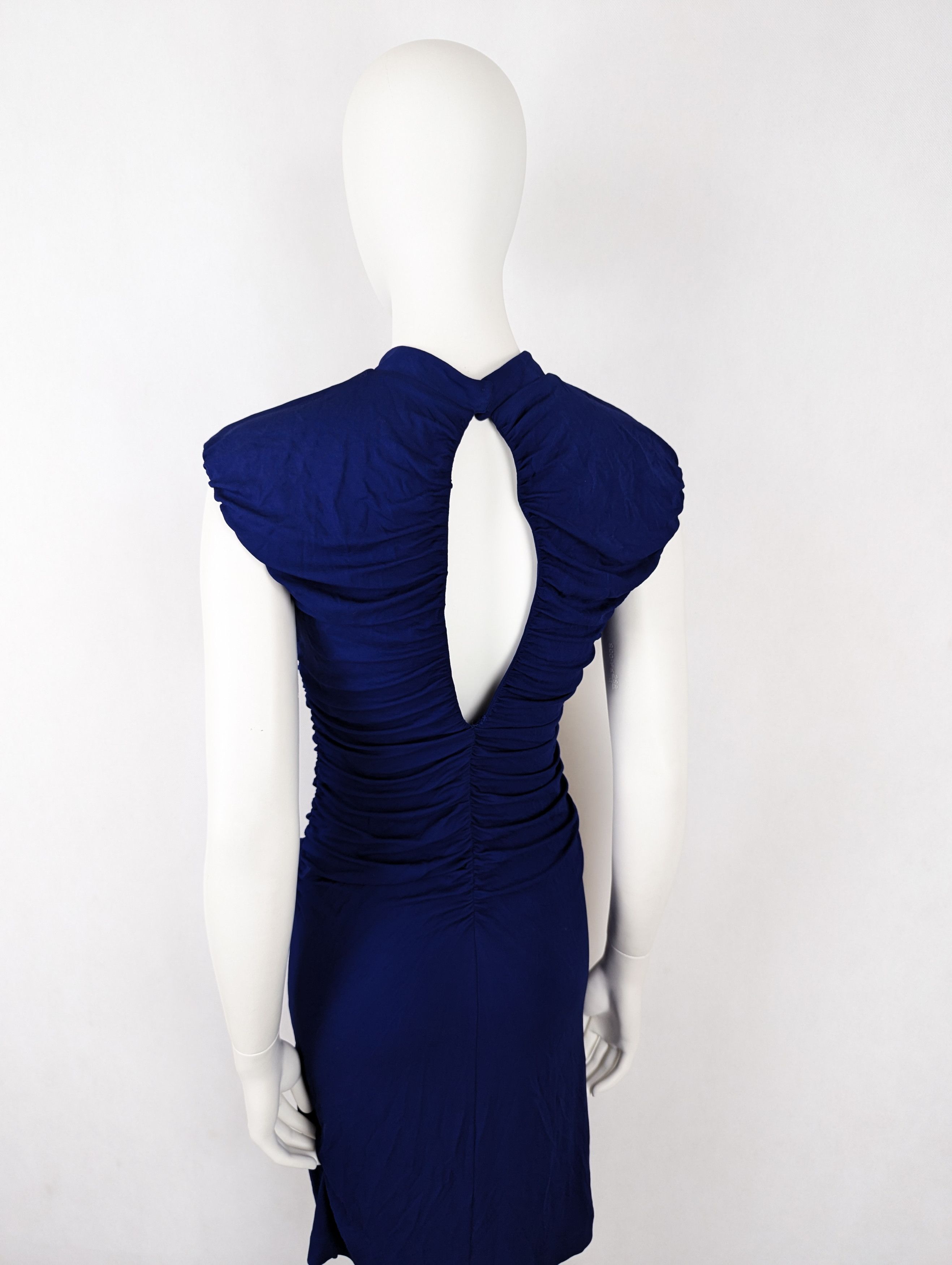 Alberta Ferretti Philosophy Di Alberta Ferretti blue dress Size S / US 4 / IT 40 - 4 Thumbnail