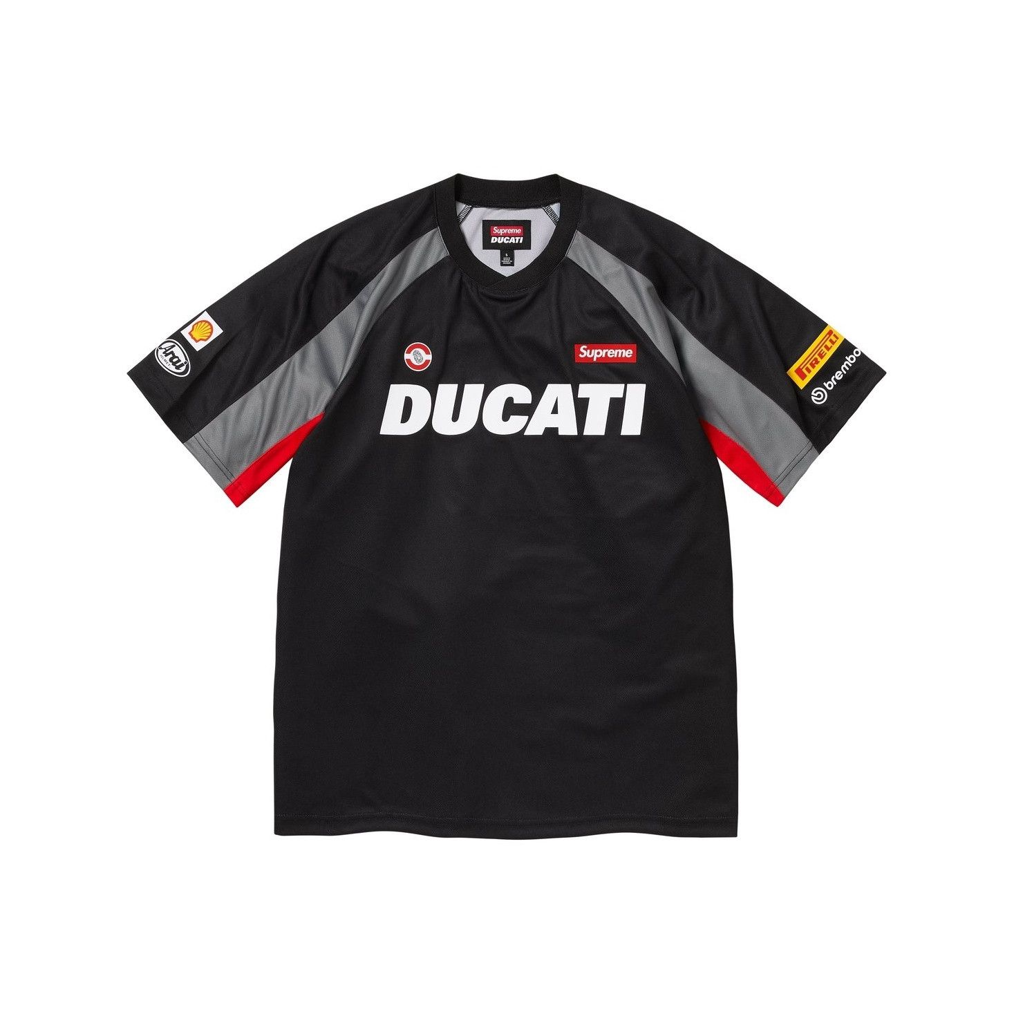 Supreme Supreme x Ducati Logo Soccer Jersey Size M Size US M / EU 48-50 / 2 - 1 Thumbnail