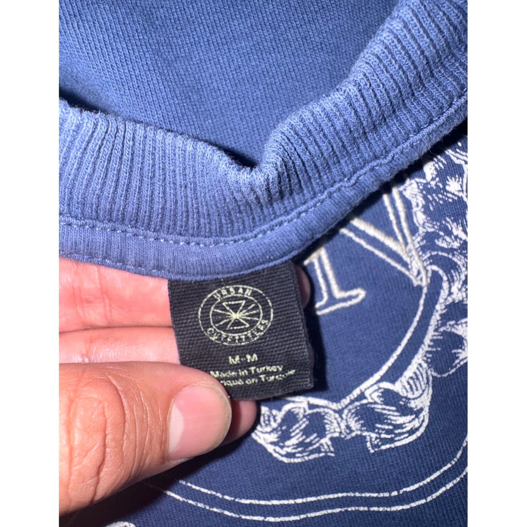 Urban Outfitters Urban Outfitters London Crewneck Sweater M Blue Mens Pullover Size US M / EU 48-50 / 2 - 3 Thumbnail