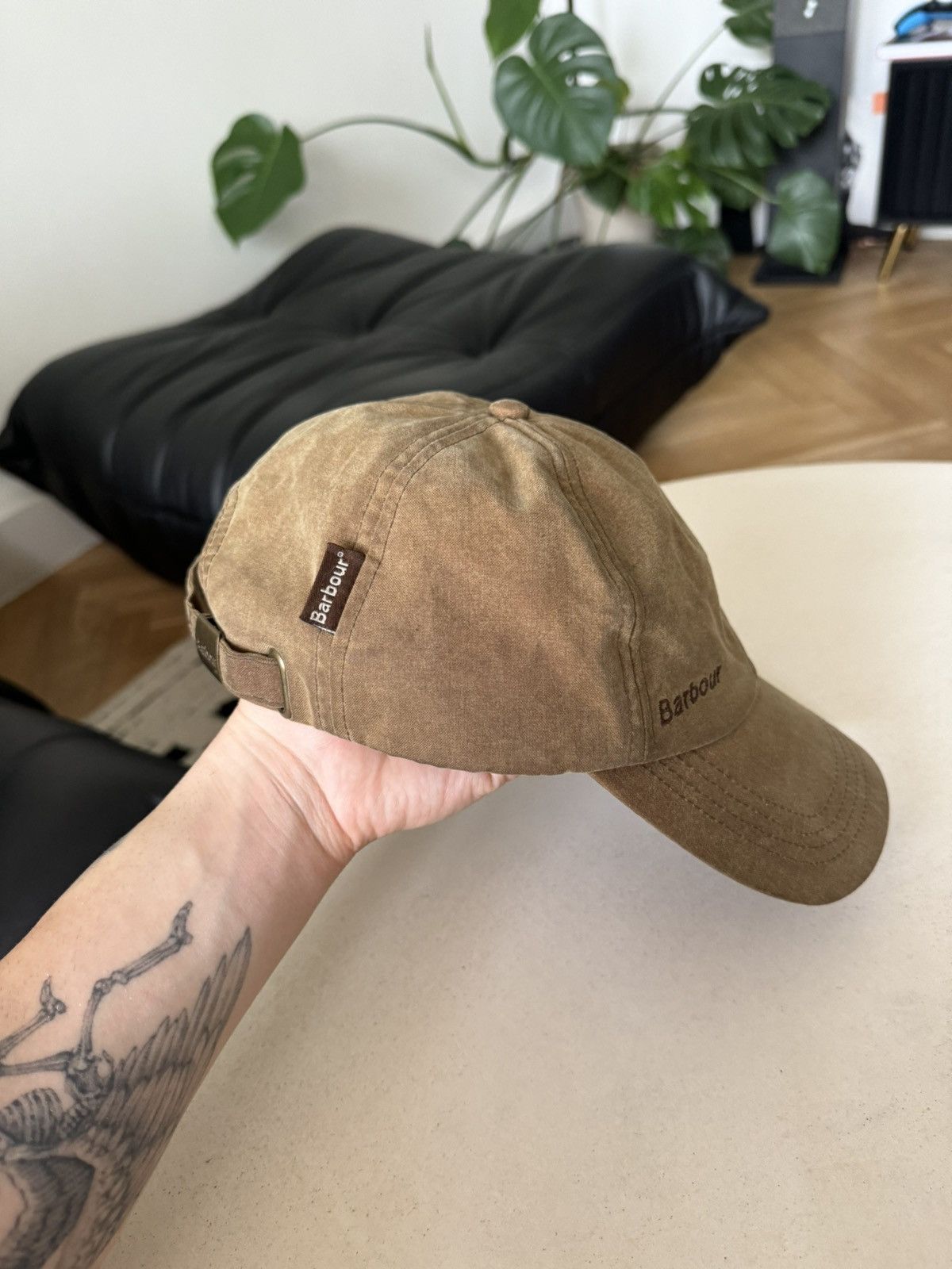 Barbour Barbour Wax Cap Casual Waxed Rare Beige Brown Vintage Size ONE SIZE - 3 Thumbnail