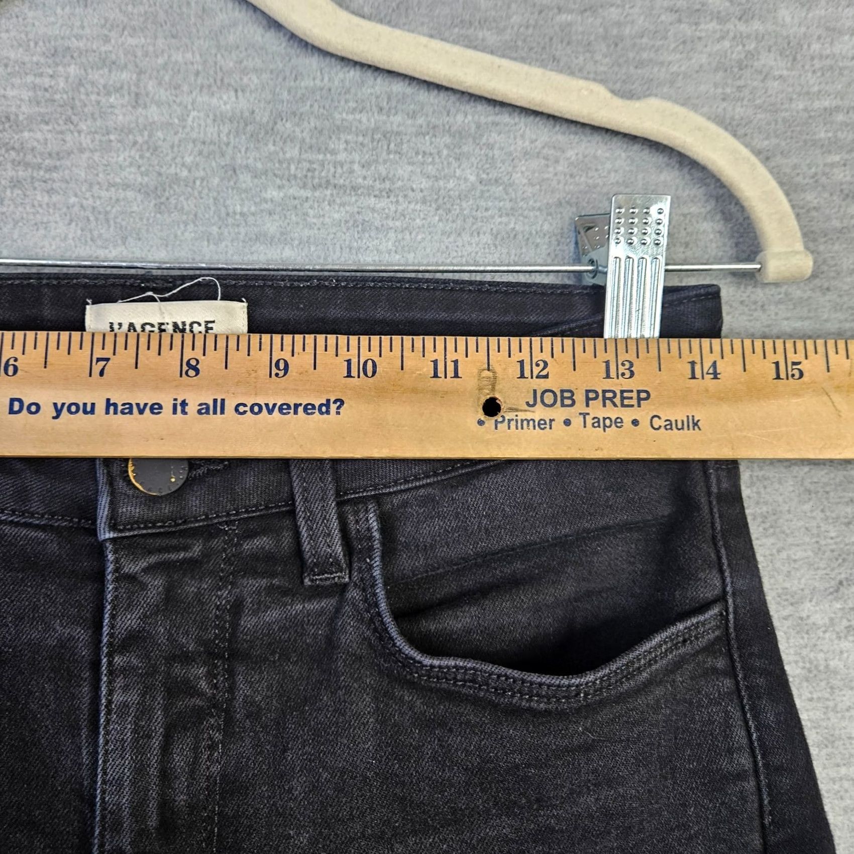 L'AGENCE L'AGENCE Jeans Dark Wash Skinny Five Pockets Casual Size 27 Womens Black 5-Pocket Denim Slim Fit Belted Regular Rise Mid Vintage No Size 27" / US 4 / IT 40 - 4 Thumbnail