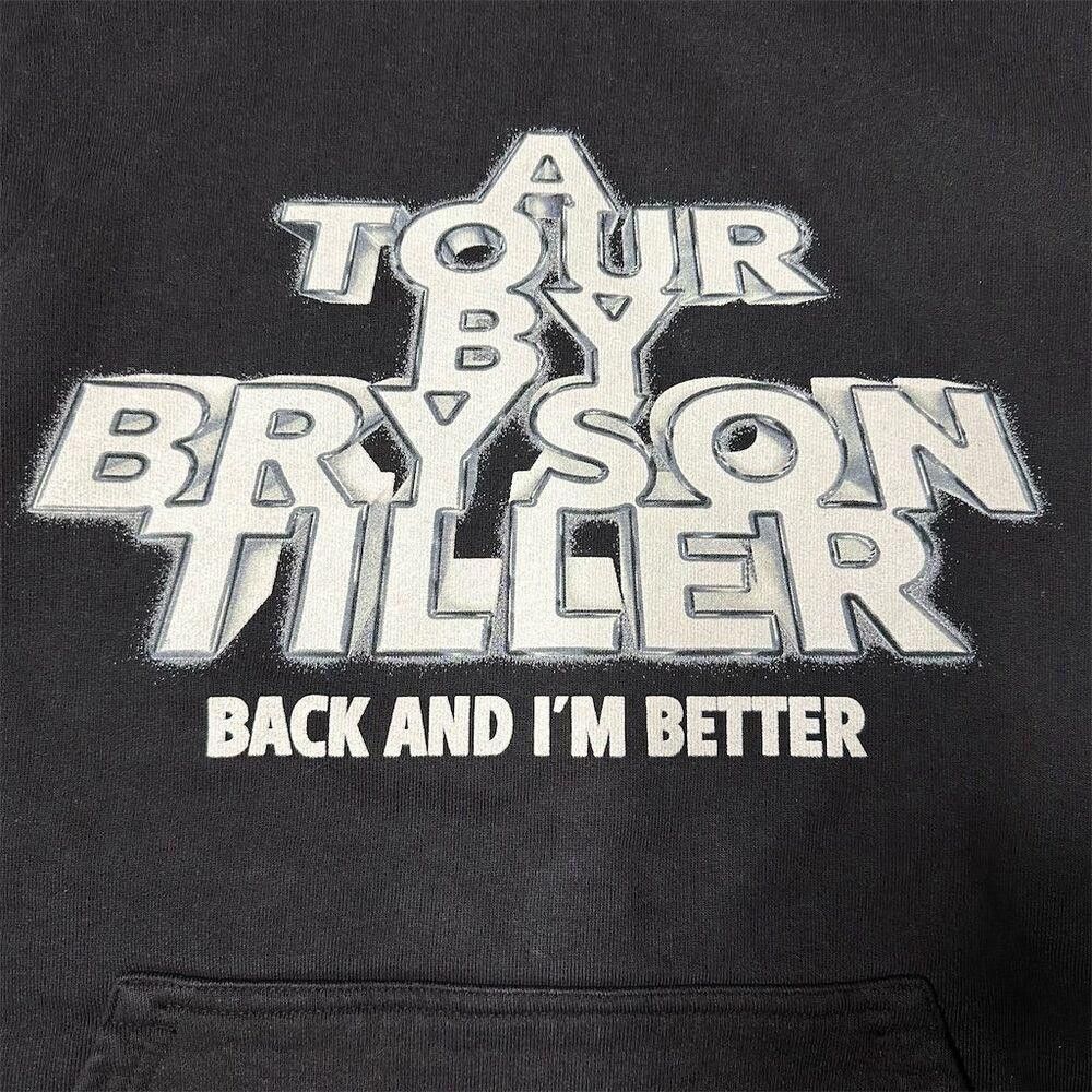 Bryson Tiller NEW Bryson Tiller Official Back & Better Tour Hoodie Men's S Size US S / EU 44-46 / 1 - 5 Thumbnail