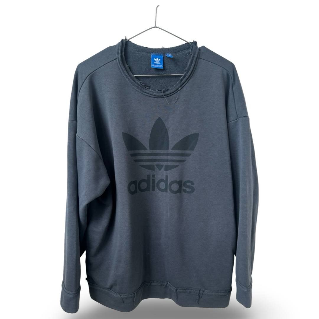 Adidas Adidas distressed sweatershirt #886 Size US M / EU 48-50 / 2 - 1 Thumbnail