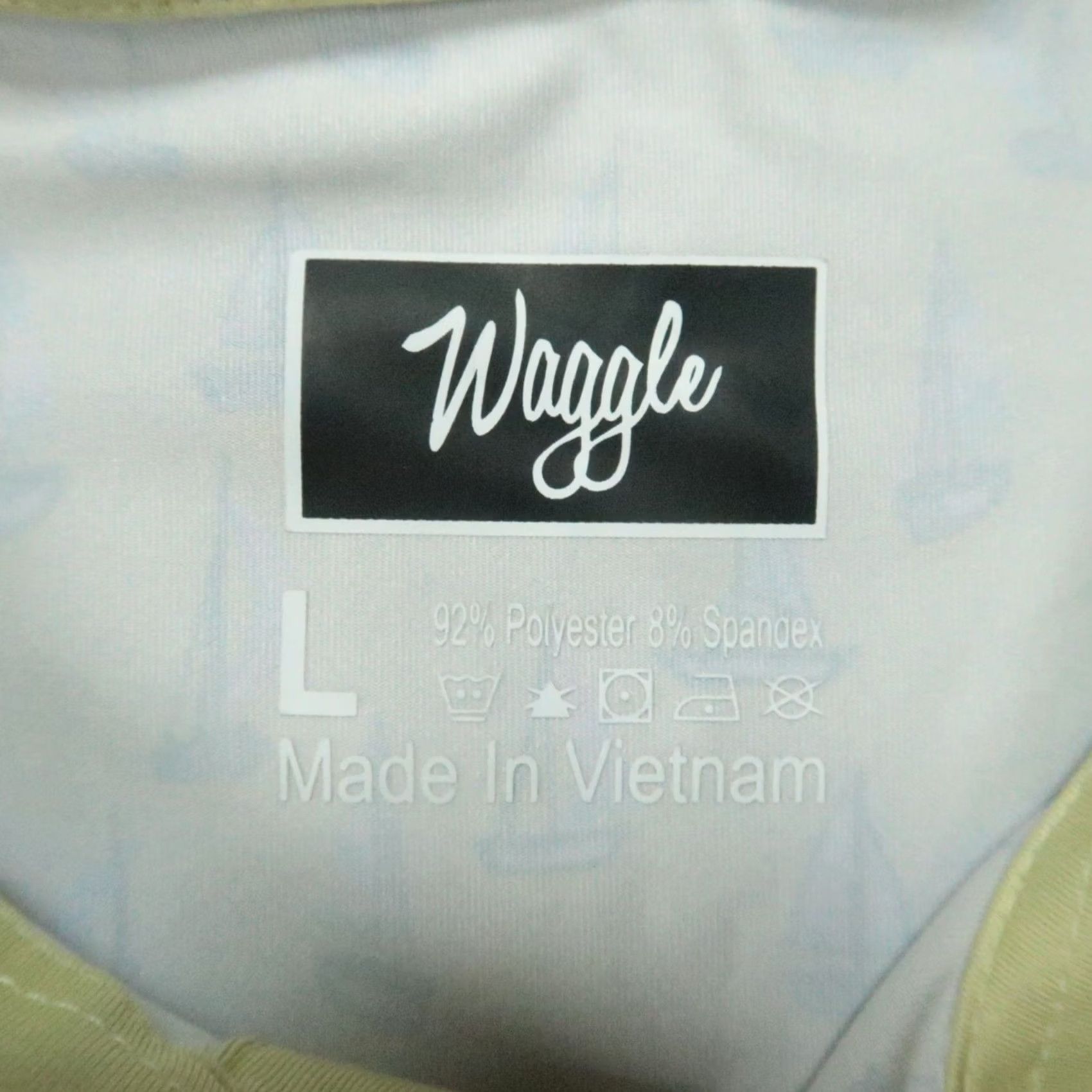 Vintage Waggle Polo Shirt Men L Yellow All Over Sailboat Print Performance Golf Polo Size US L / EU 52-54 / 3 - 3 Thumbnail