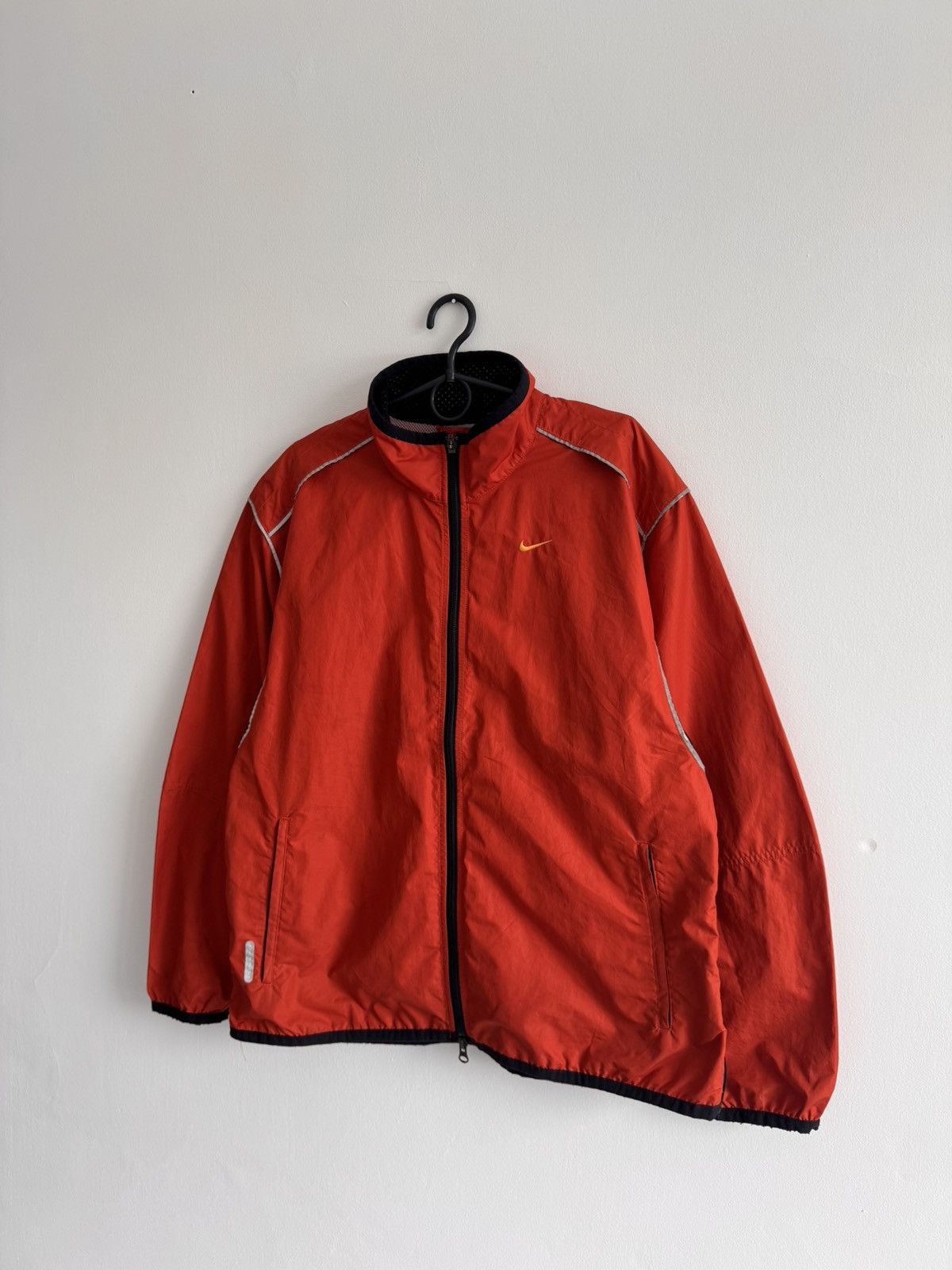 Nike Vintage Nike Nylon 90’s Track Jacket Swoosh Y2K Size US L / EU 52-54 / 3 - 1 Thumbnail