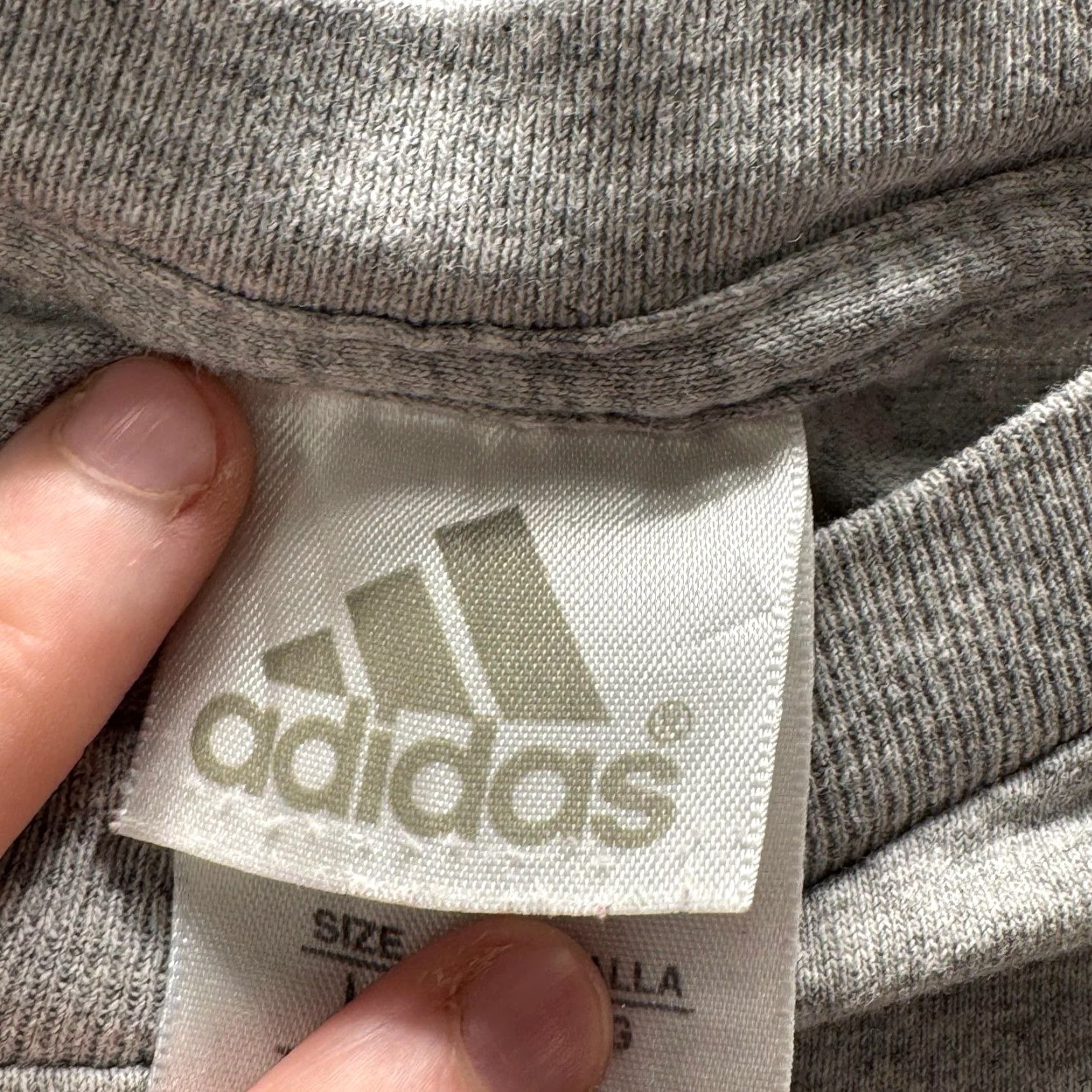 Adidas VINTAGE Adidas Shirt Mens L Gray Graphic Print Logo Tee Dick's Sporting Goods Y2k Size US L / EU 52-54 / 3 - 7 Thumbnail