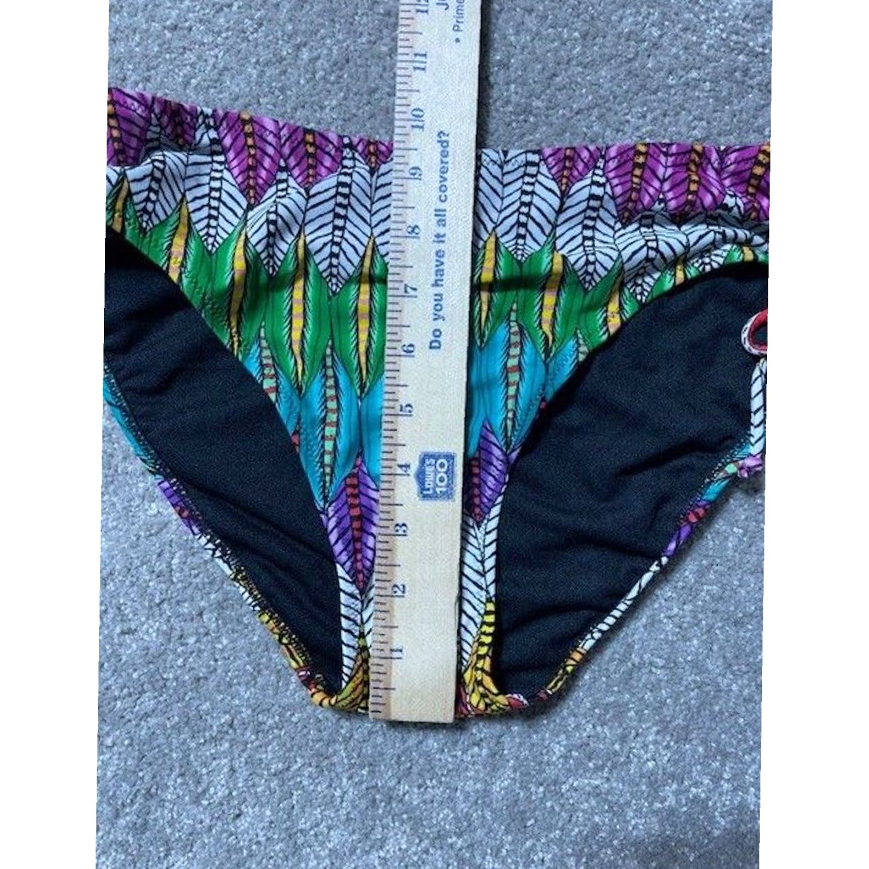 Swims Profile Swim Bikini Bottom 10 Side Tie Boho Festival Tribal Vacation Colorful Size 32" / US 10 / IT 46 - 4 Thumbnail