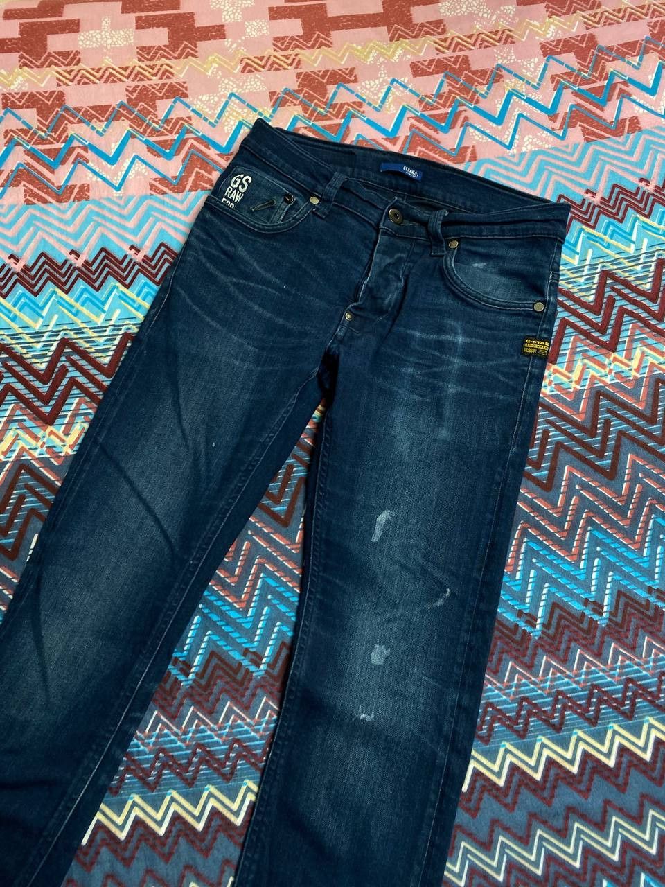 G-Star × Vintage Vintage G star raw denim faded jeans streetwear size 30 Size 30" / US 8 / IT 44 - 16 Thumbnail