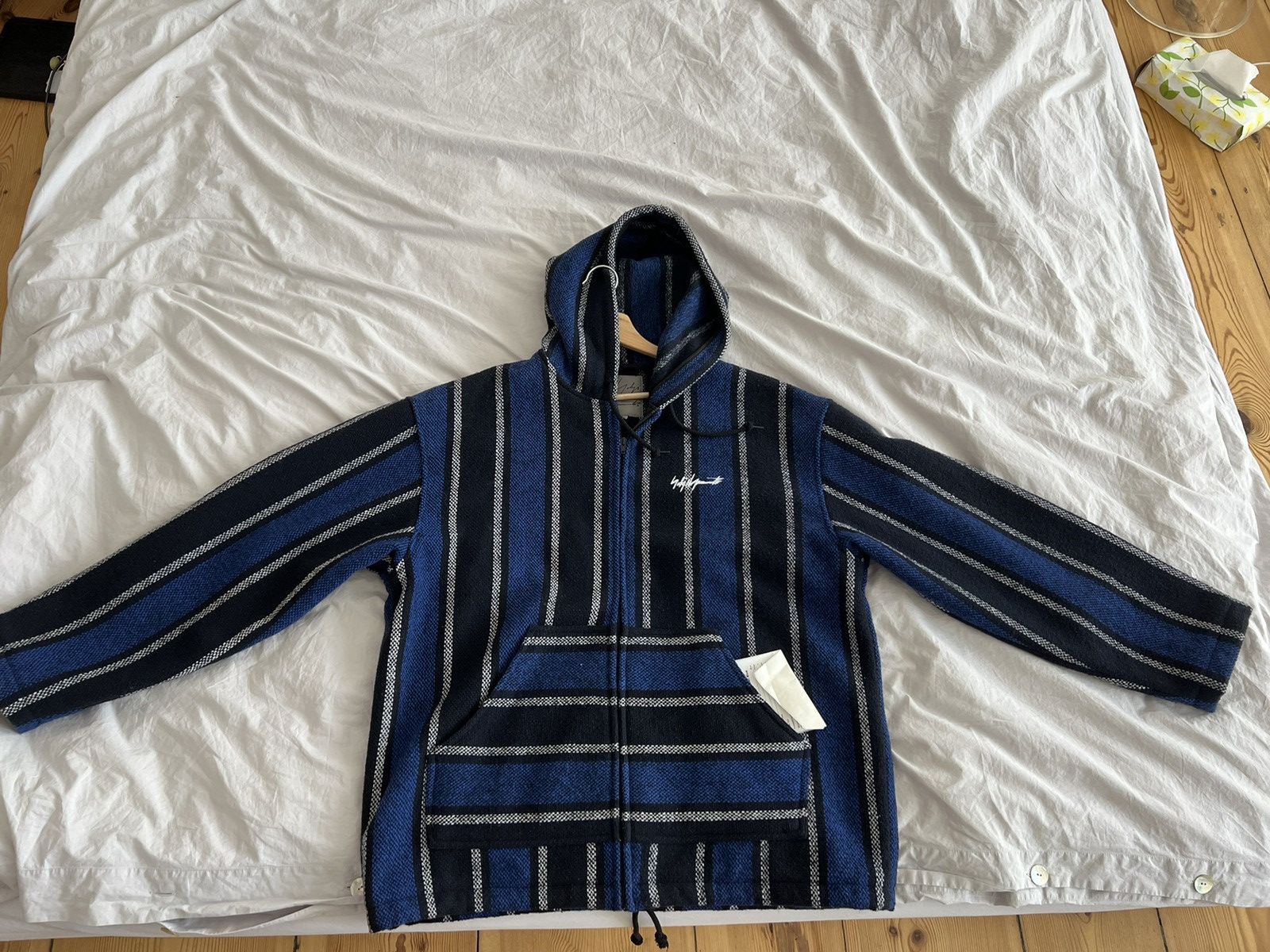 Supreme × Yohji Yamamoto Supreme Yohji Yamamoto Baja Hoodie BNWT - Large Size US L / EU 52-54 / 3 - 2 Thumbnail