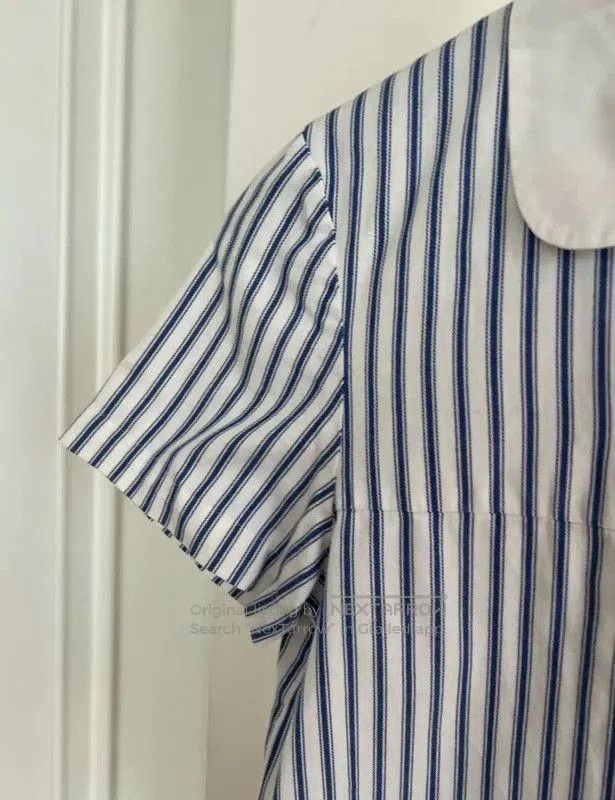 Junya Watanabe Junya Watanabe Striped Short Sleeve Shirt . Size S / US 4 / IT 40 - 4 Thumbnail