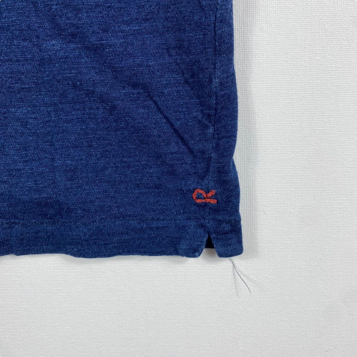 45rpm × Indigo 45RPM Natural Indigo Dyed Button Tee Shirt Size 2 Size S / US 4 / IT 40 - 4 Thumbnail